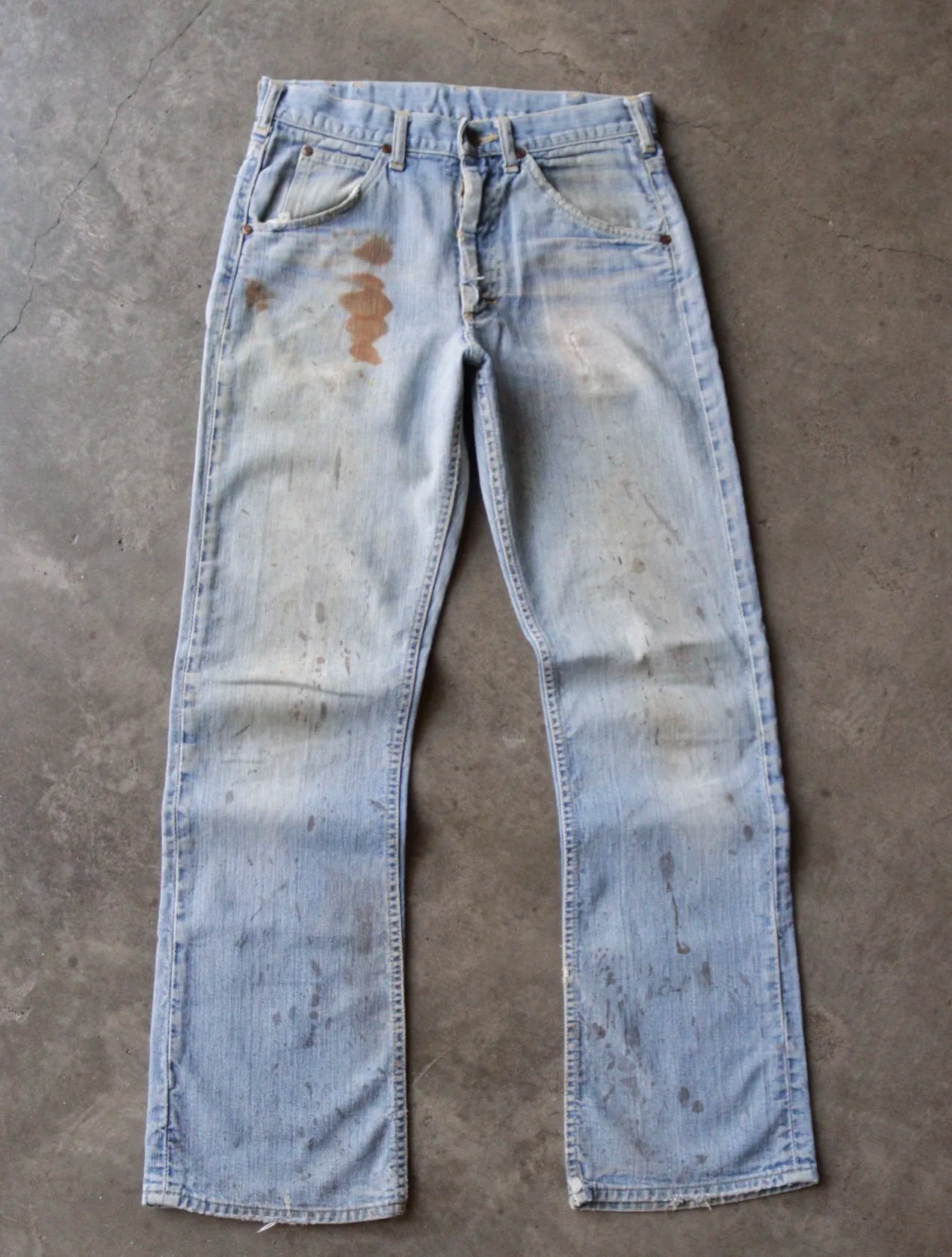 1980S DISTRESSED LEE DENIM PANTS