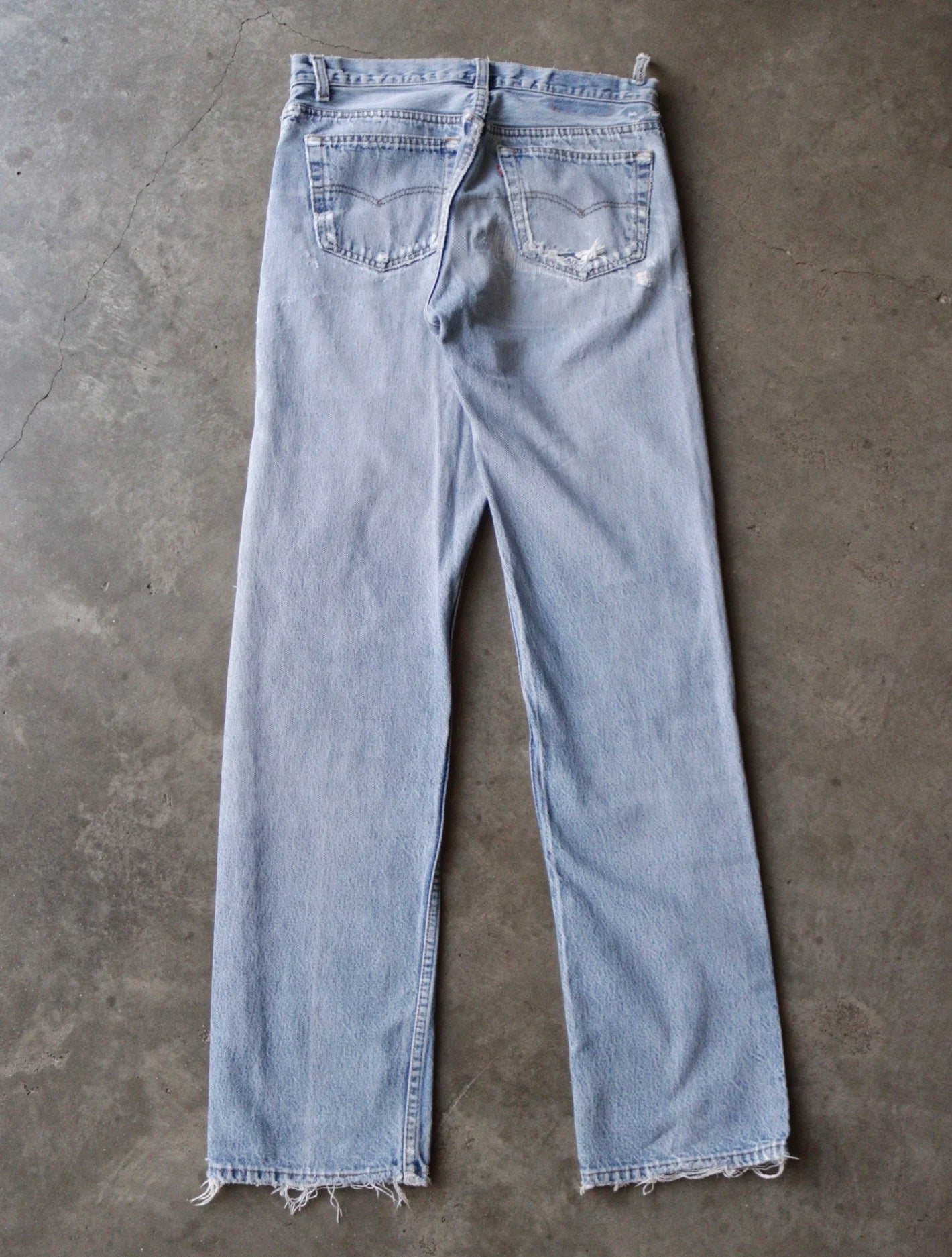 1990S THRASHED LEVI'S DENIM PANTS
