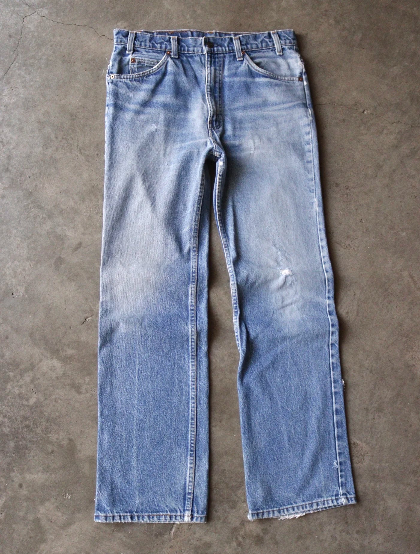 1970S LEVI'S 517 ORANGE TAB DENIM PANTS