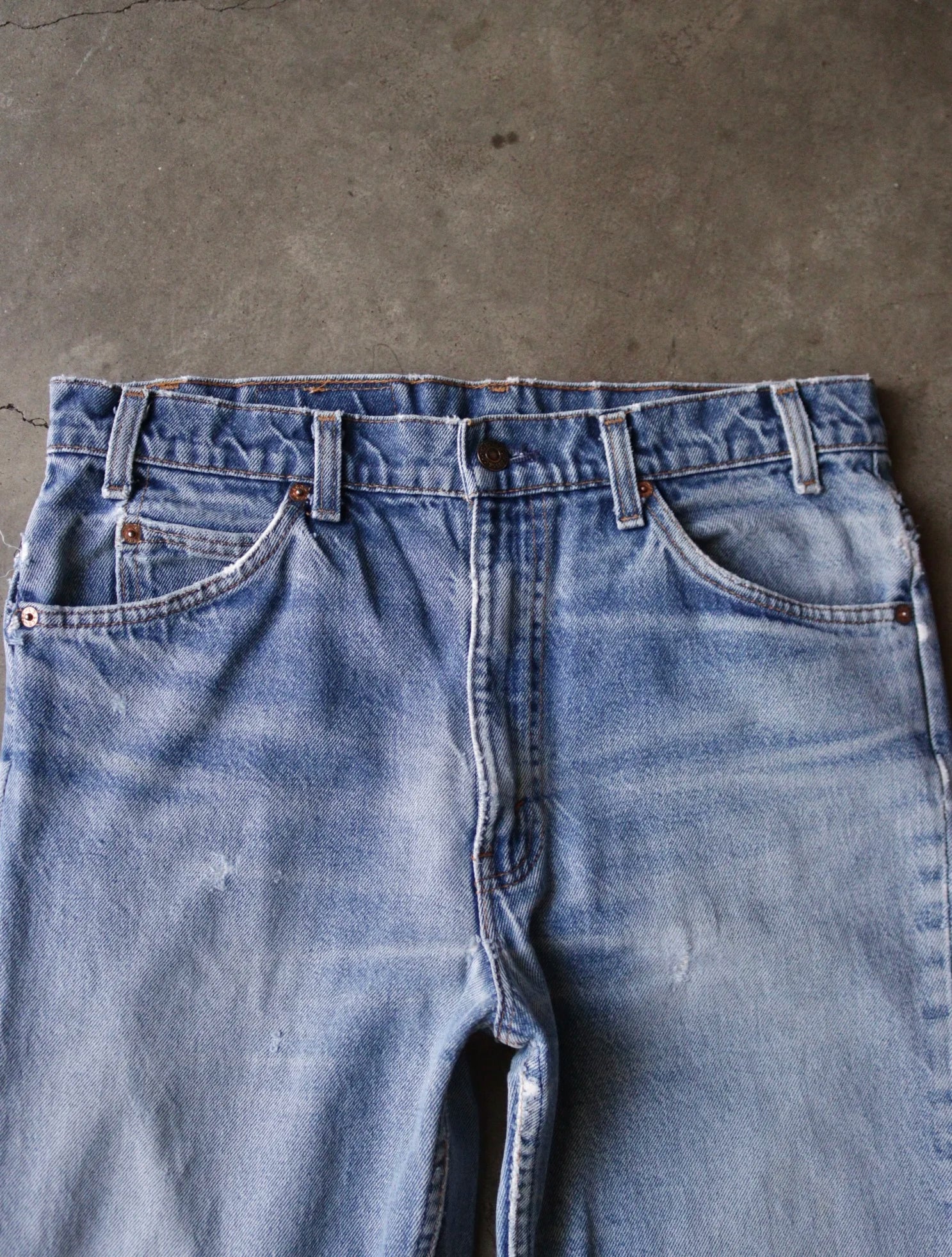 1970S LEVI'S 517 ORANGE TAB DENIM PANTS