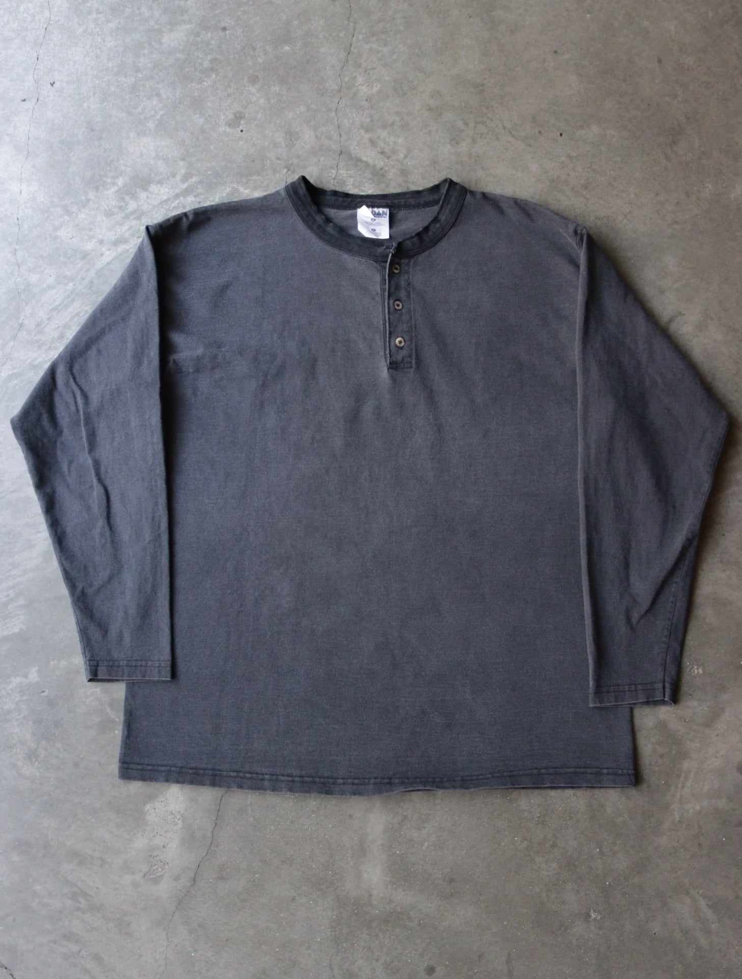 2000S FADED HENLEY L/S TEE