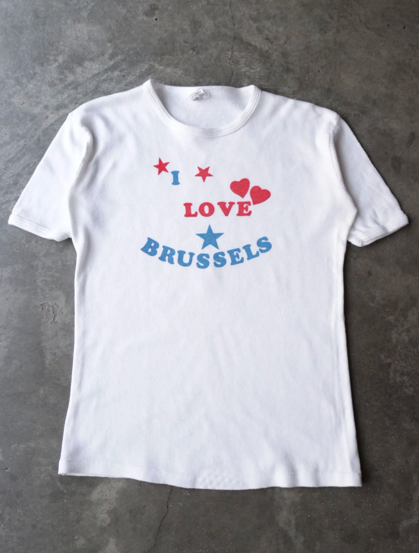 1970S I LOVE BRUSSELS TEE