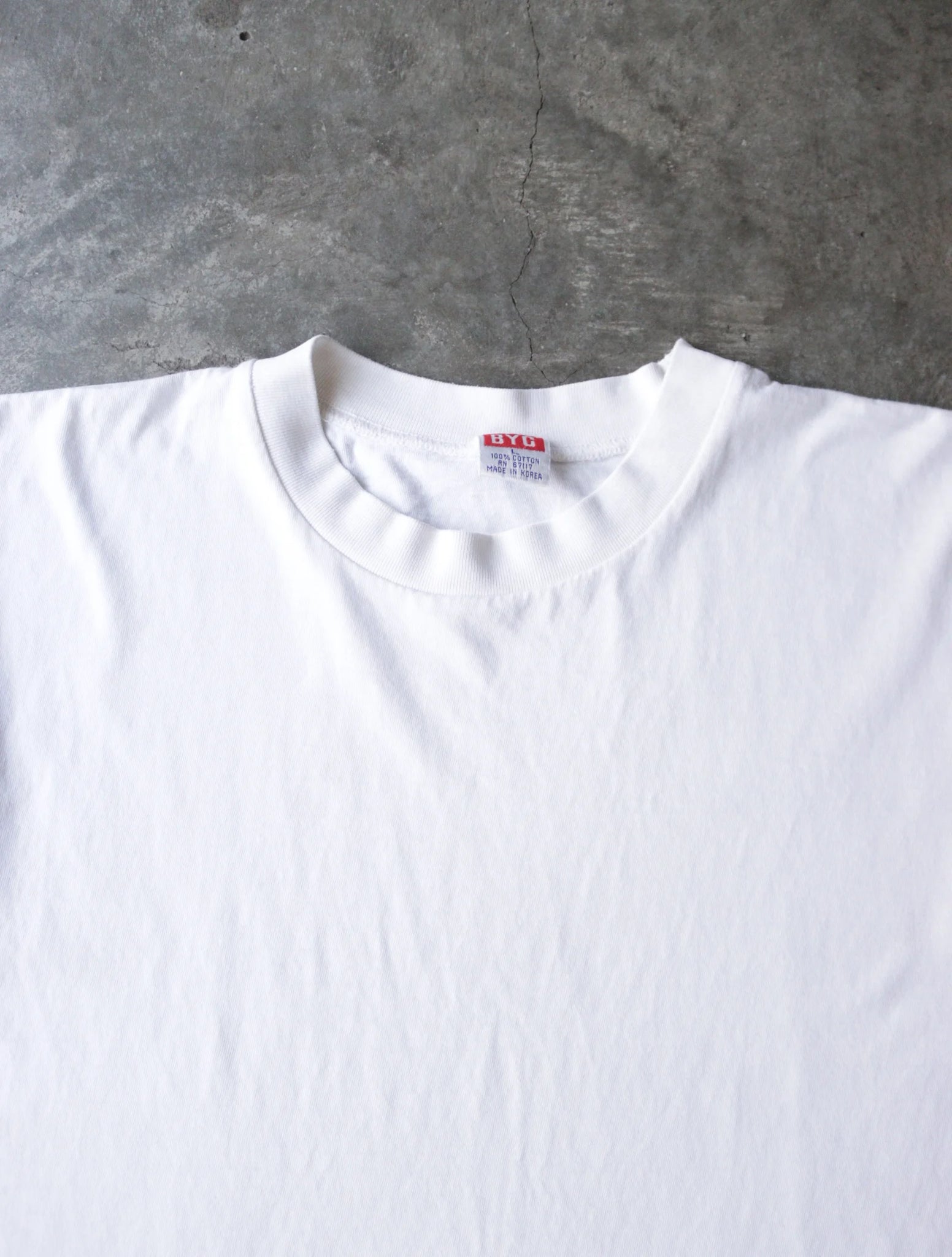 1990S BLANK WHITE TEE