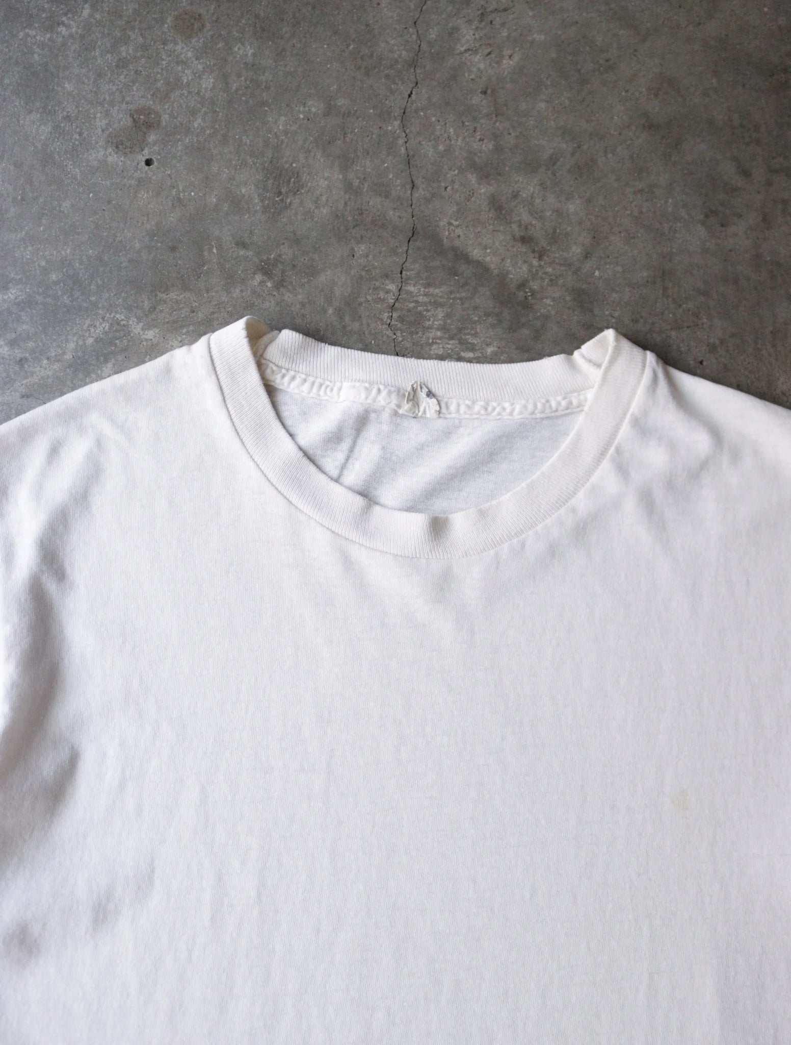 1980S BLANK WHITE TEE