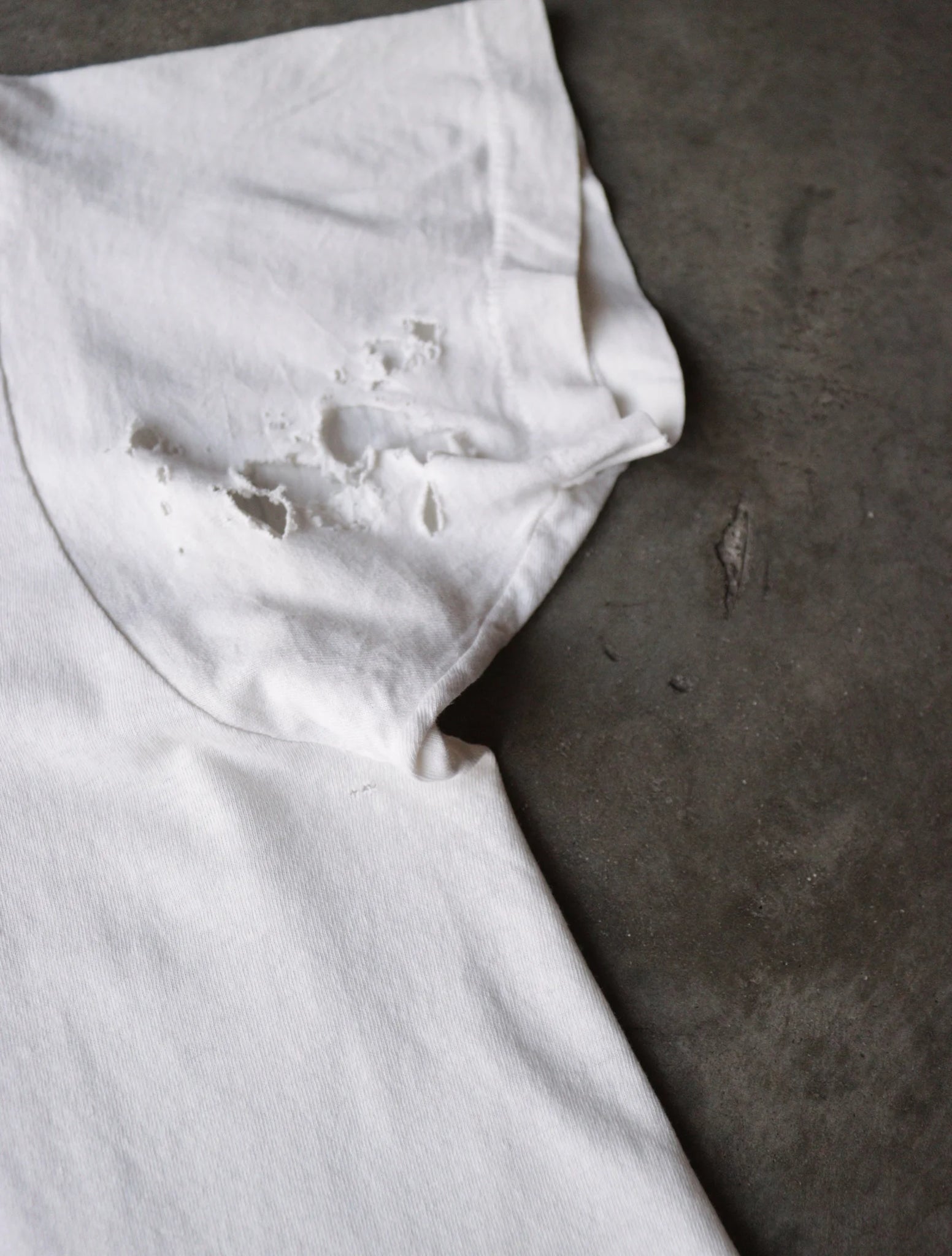1980S BLANK WHITE TEE