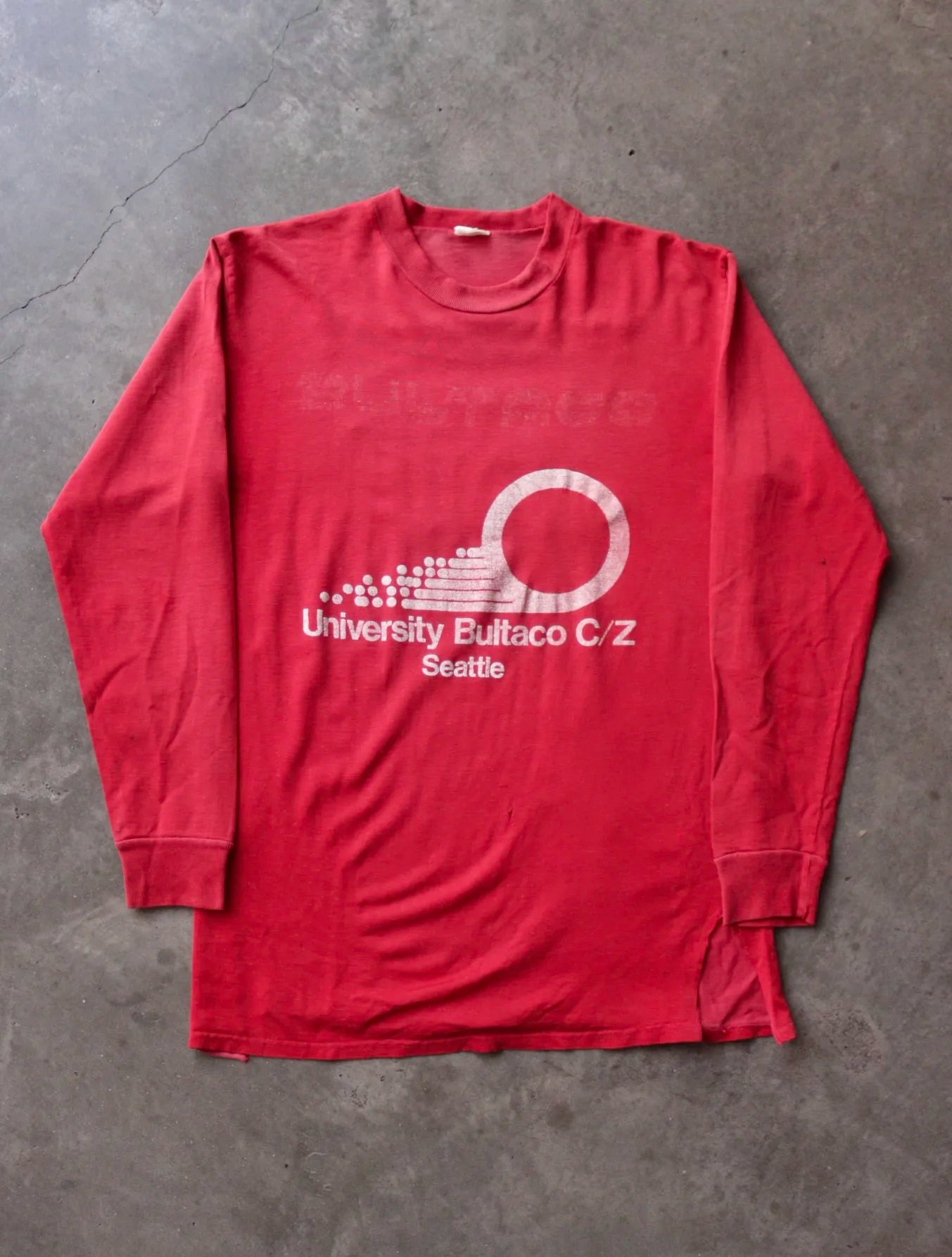 1980S UNIVERSITY OF BULTACO L/S JERSEY SHIRT