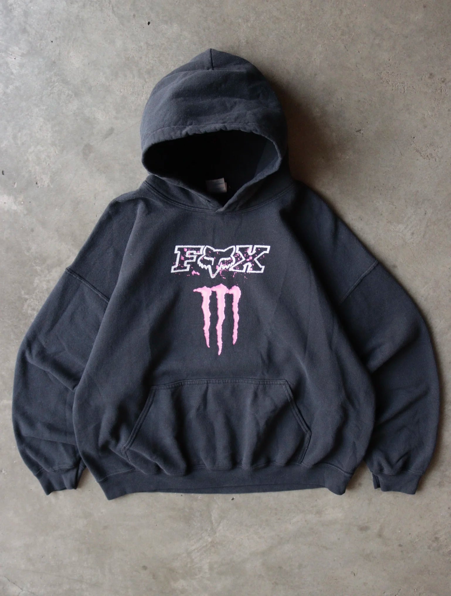 2000S FOX MONSTER HOODED SWEATSHIRT