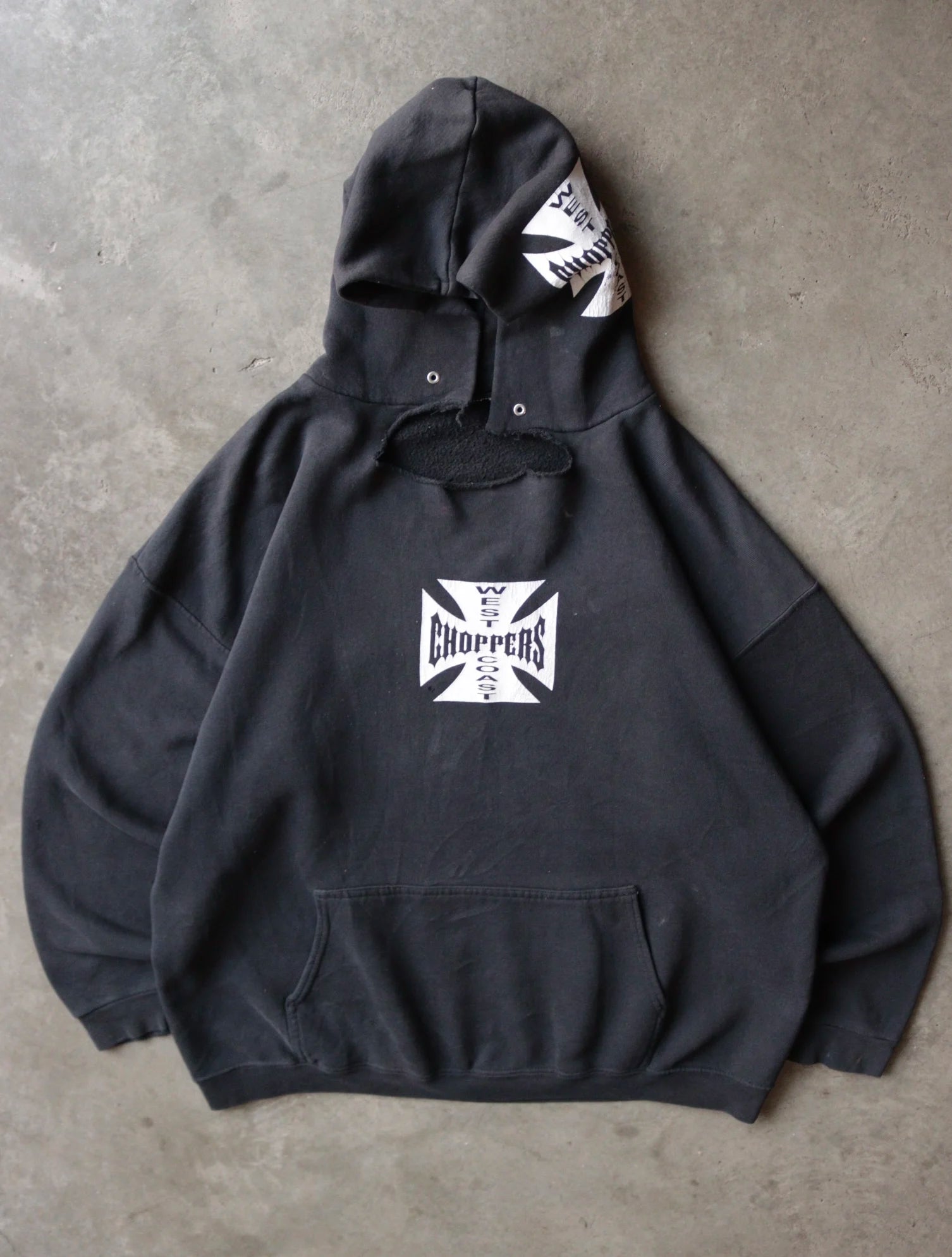 2000S WEST COAST CHOPPERS HOODED SWEATSHIRT