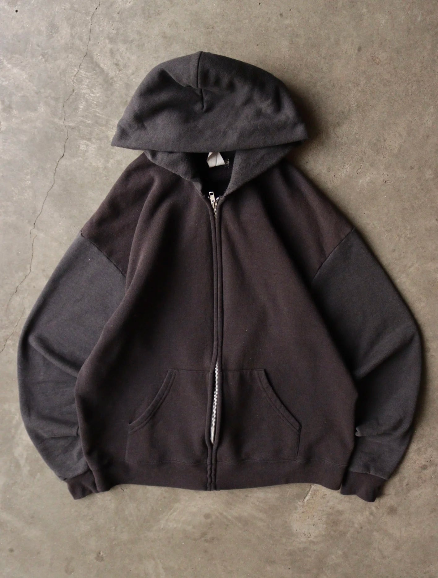 1990S ZIP UP HOODED SWEATSHIRT
