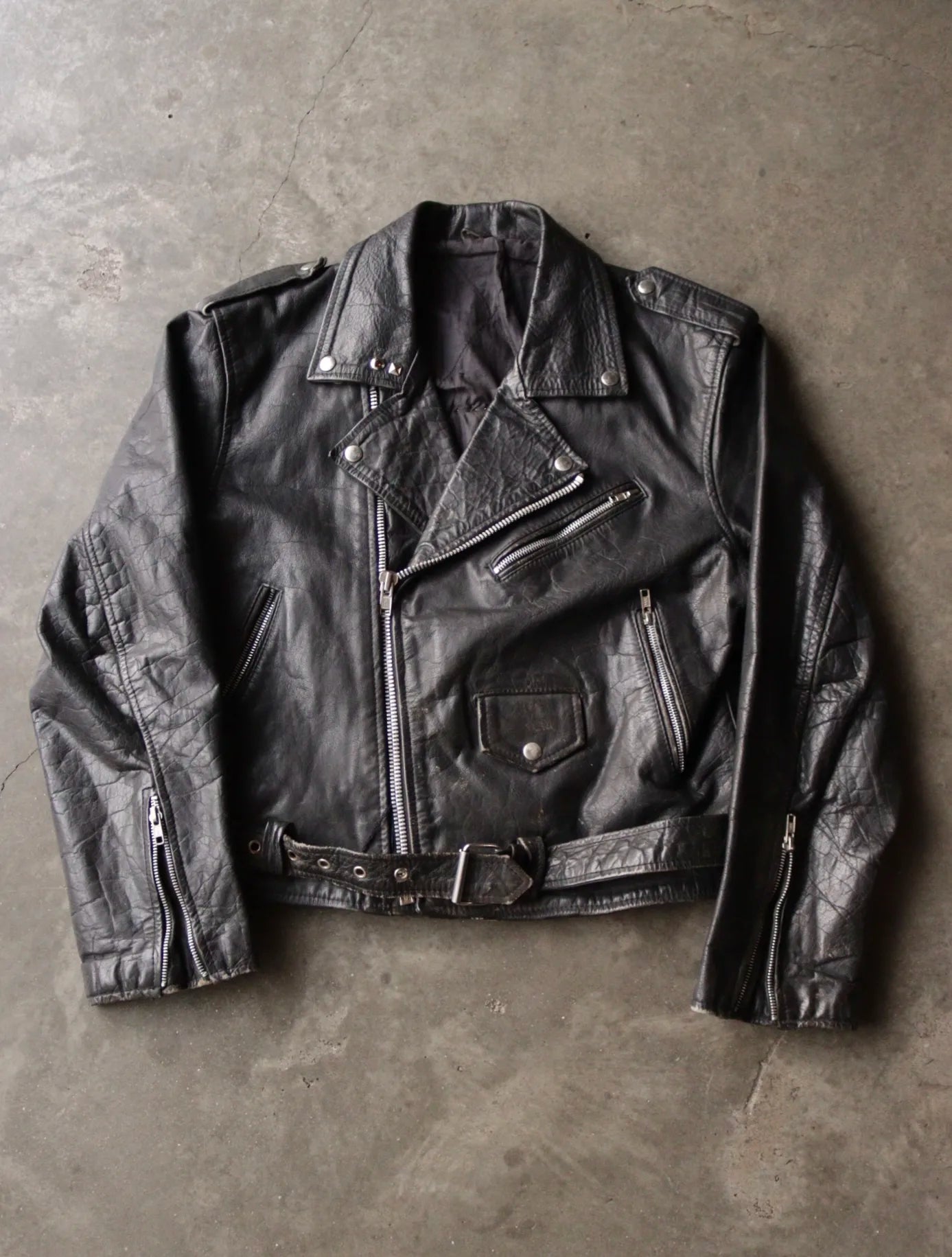1980S STUDDED BIKER JACKET