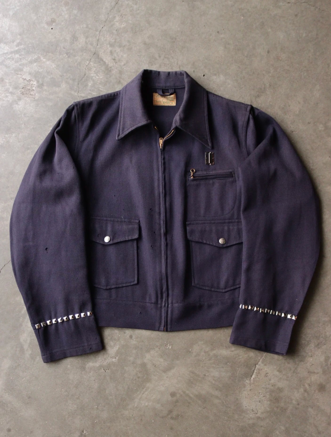1950S STUDDED CUFF WORK JACKET