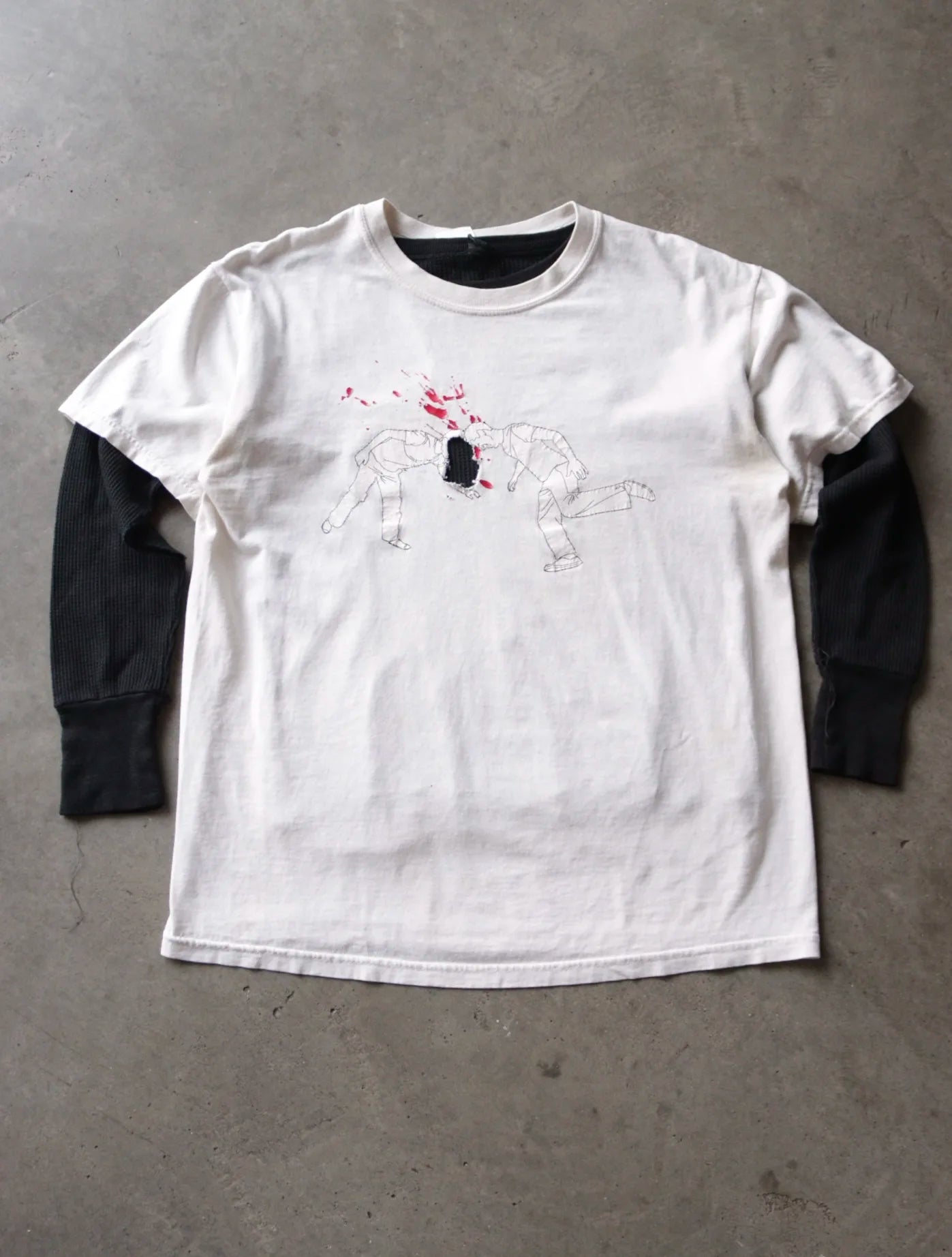 1980S MOLOTOV TEE + THERMAL SHIRT