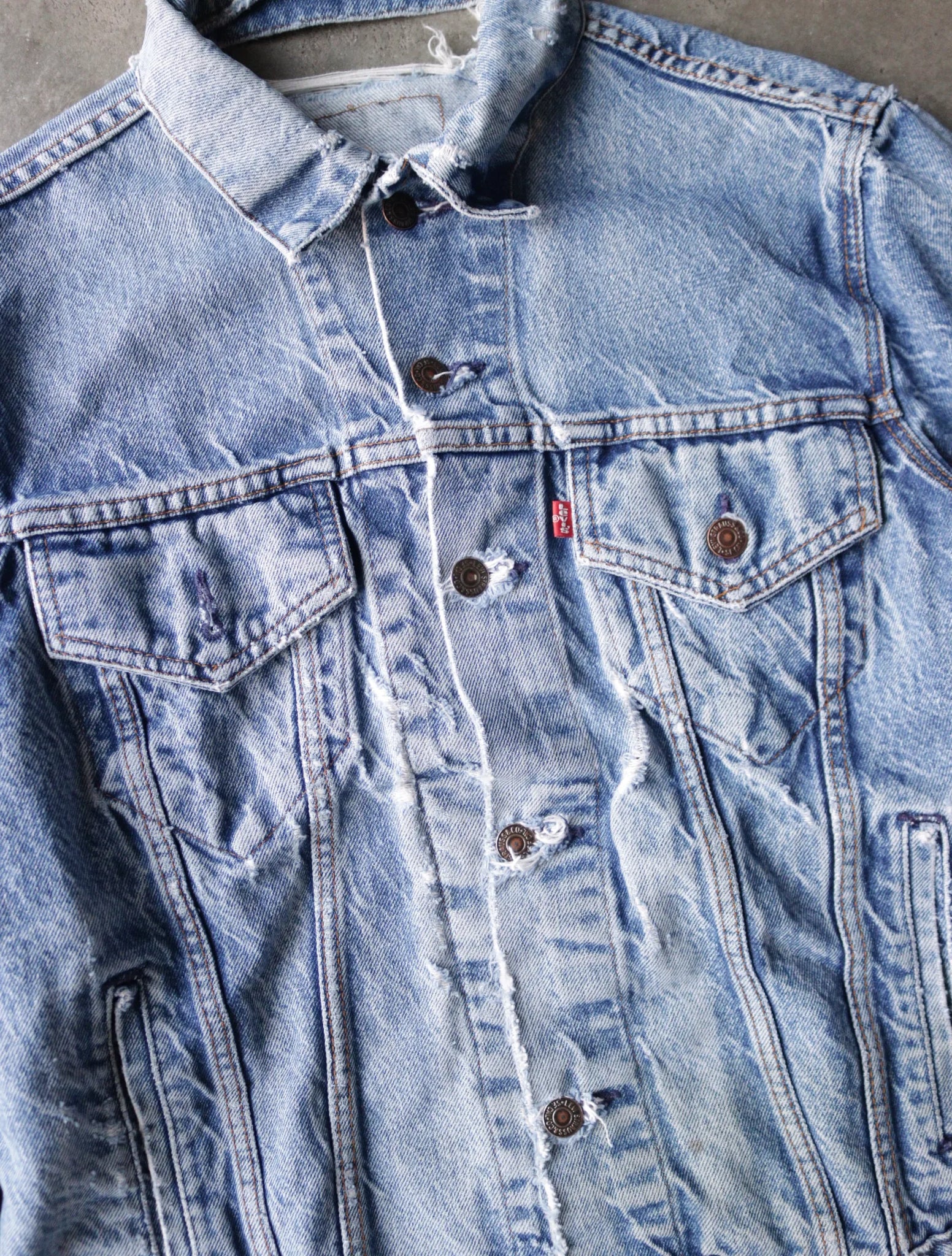 1990S FADED DENIM JACKET