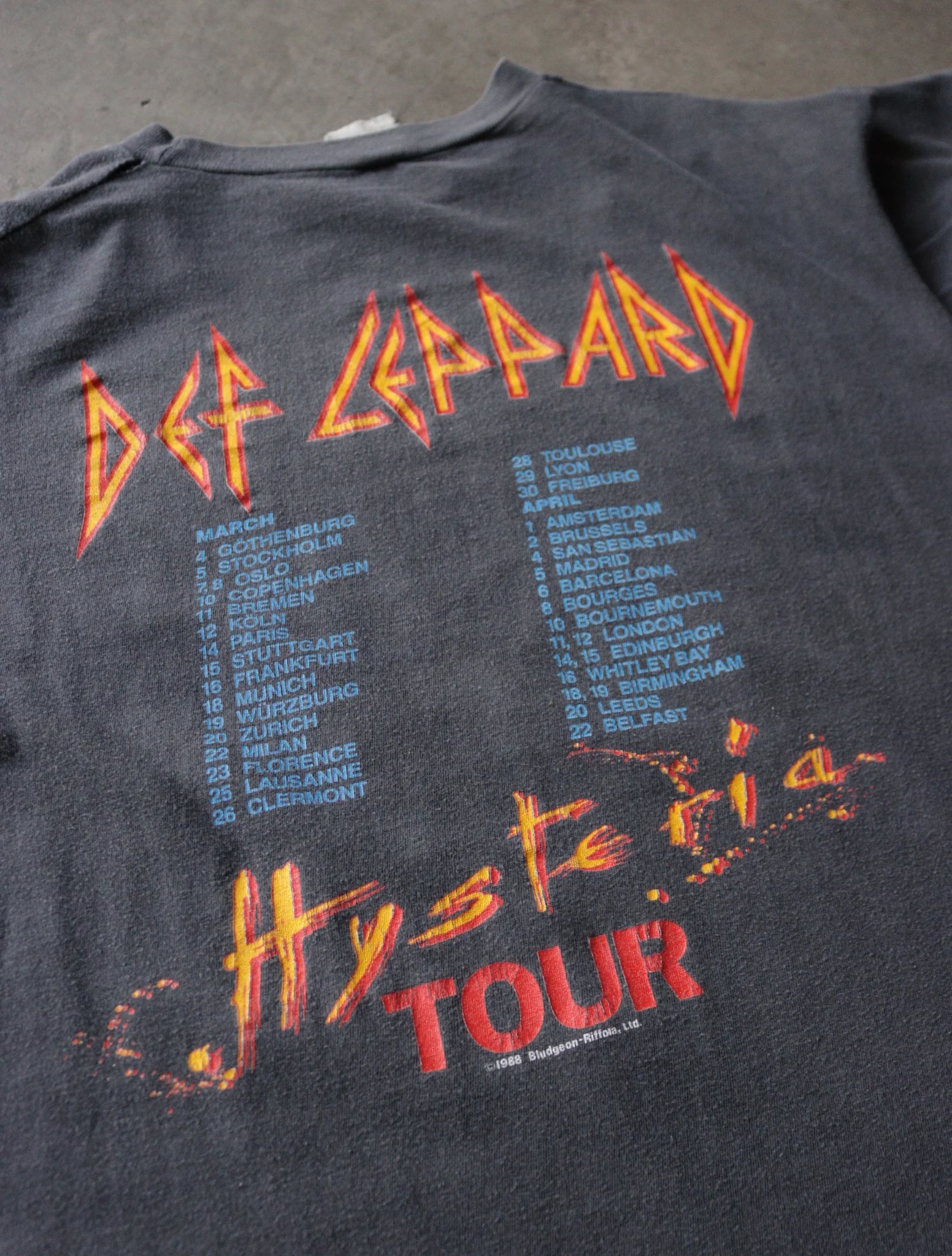 1980S DEF LEPPARD BAND TEE