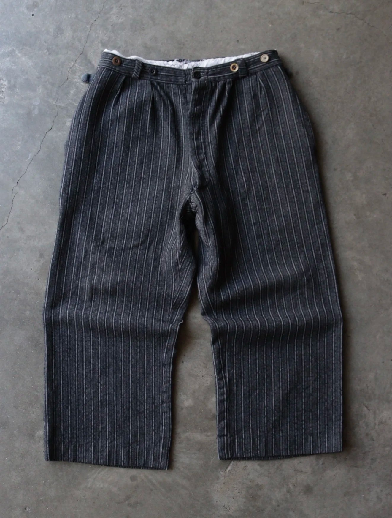1950S PINSTRIPE GERMAN PANTS