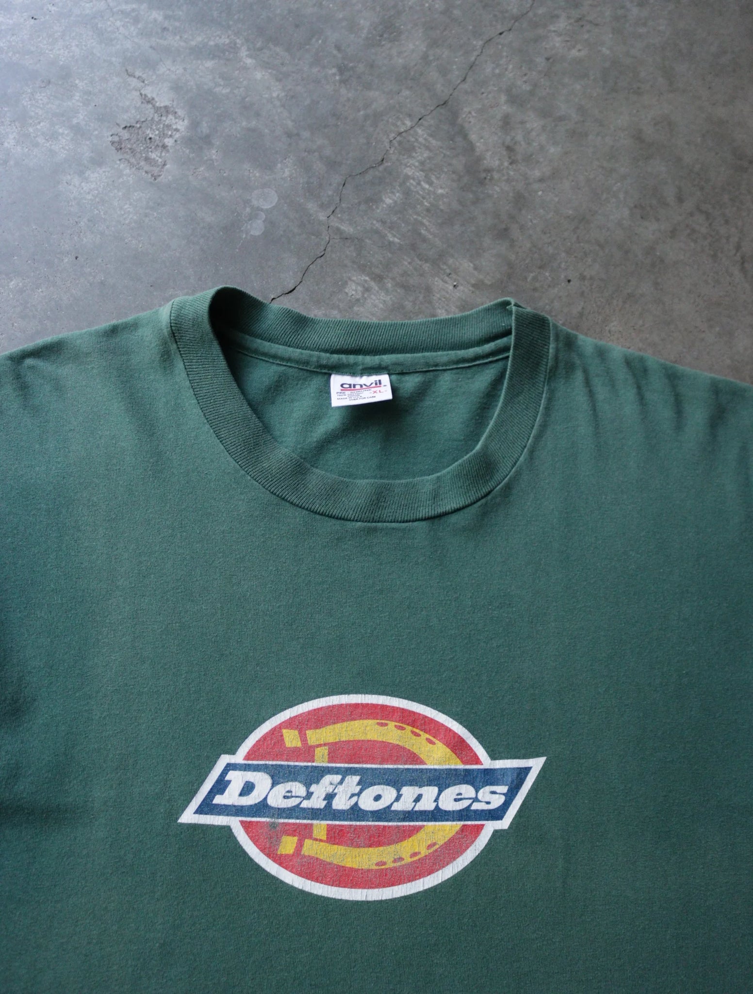 2000S DEFTONES DICKIES BAND TEE + TICKET STUB
