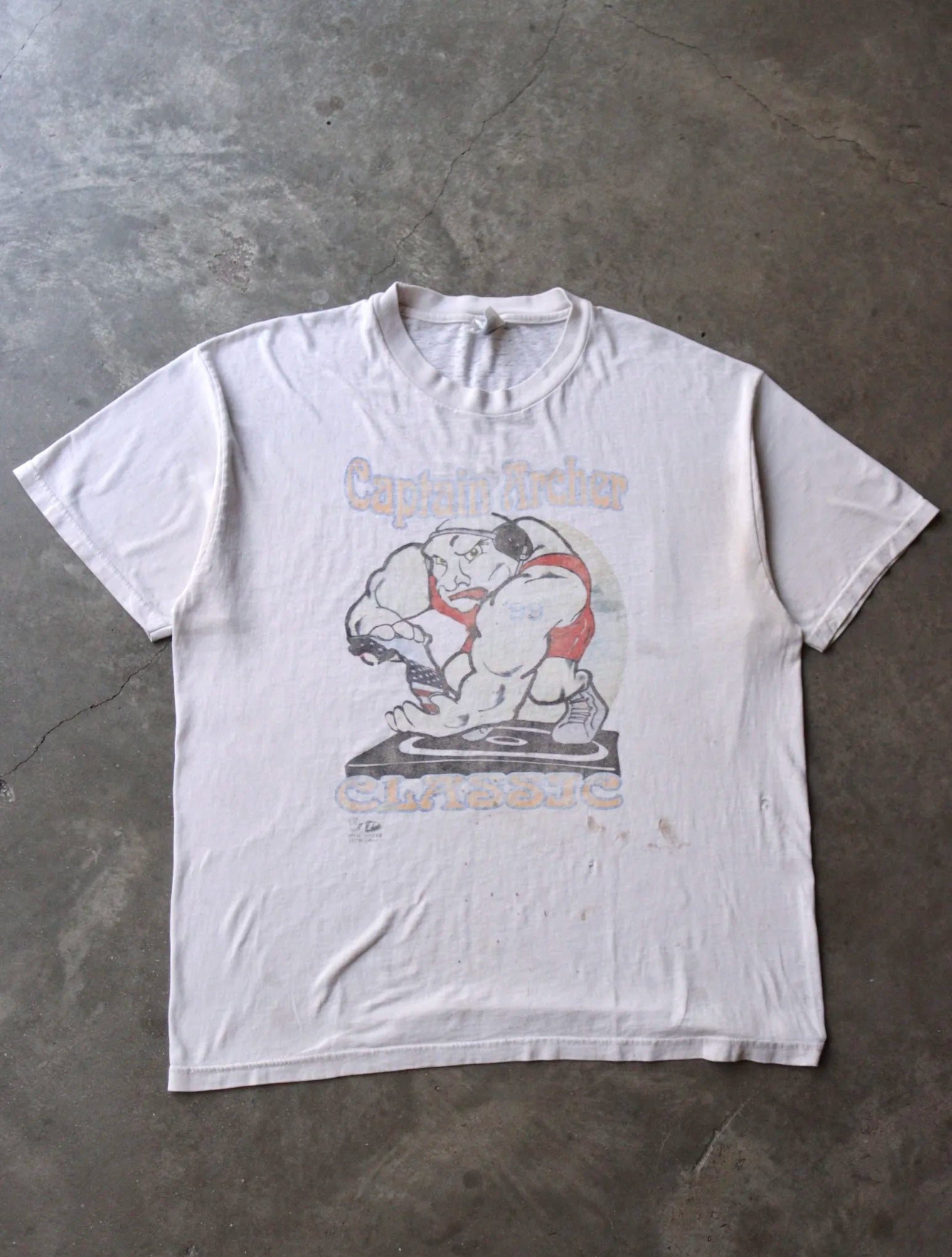 1990S SUN FADED CAPTAIN ARCHER TEE