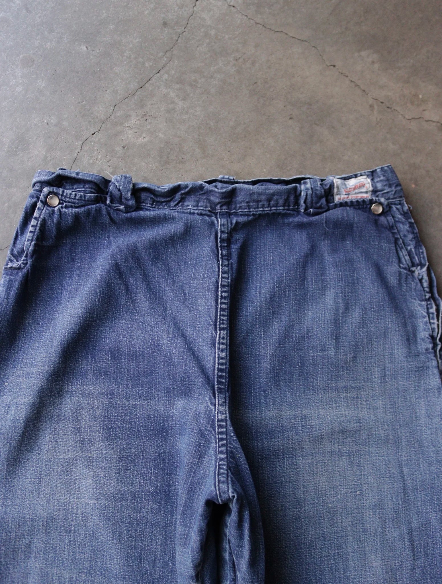 1960S 1960S WESTERN GIRL FRON BUTTON PANTS