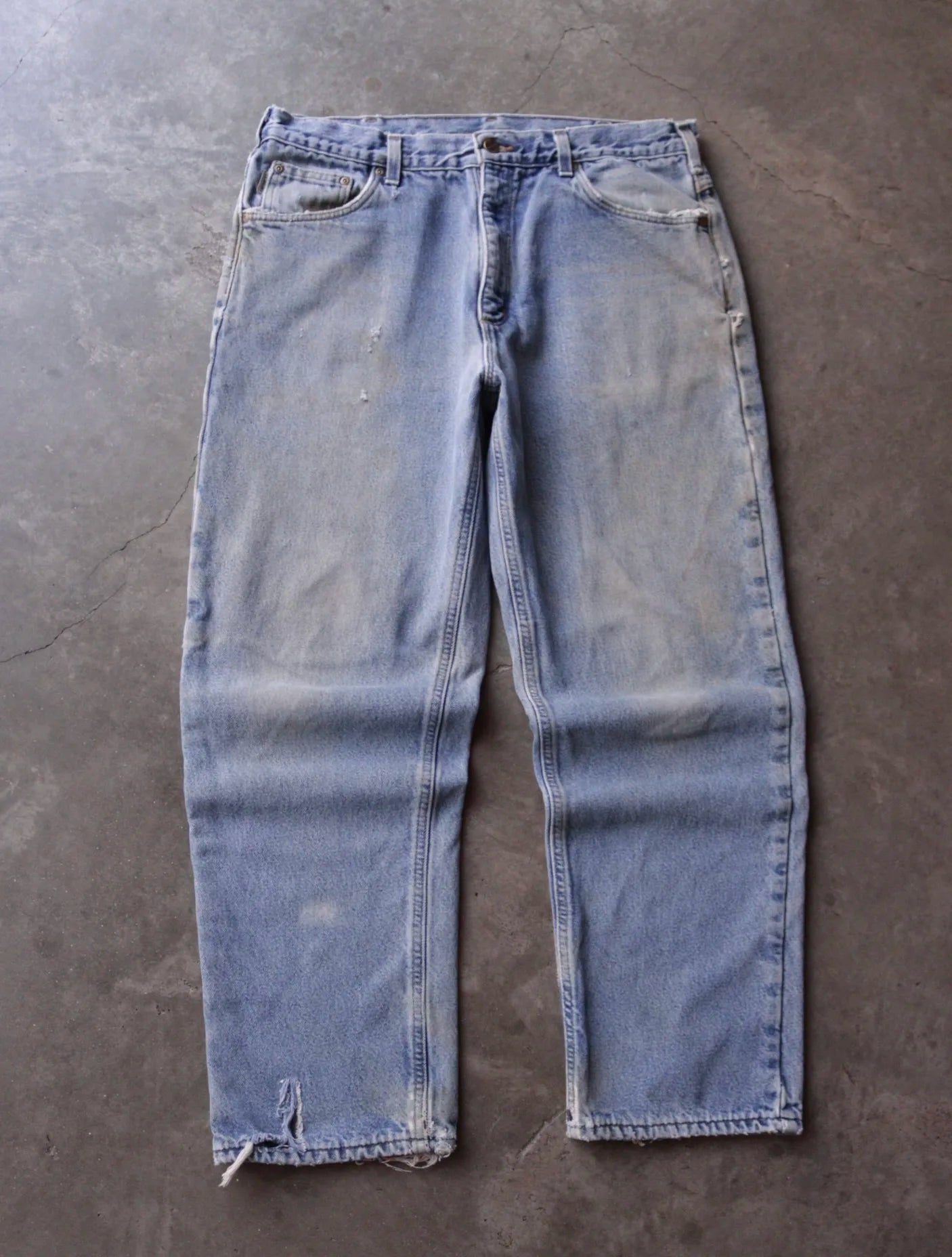 2000S CARHARTT FADED DENIM PANTS