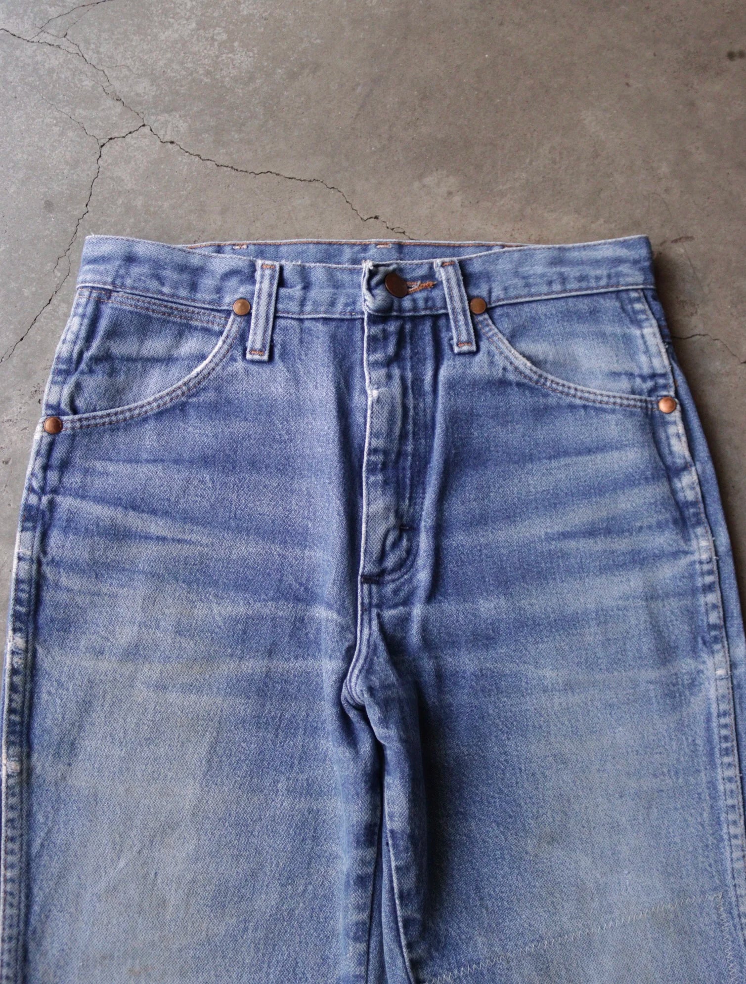 1980S WRANGLER PATCHWORK DENIM PANTS