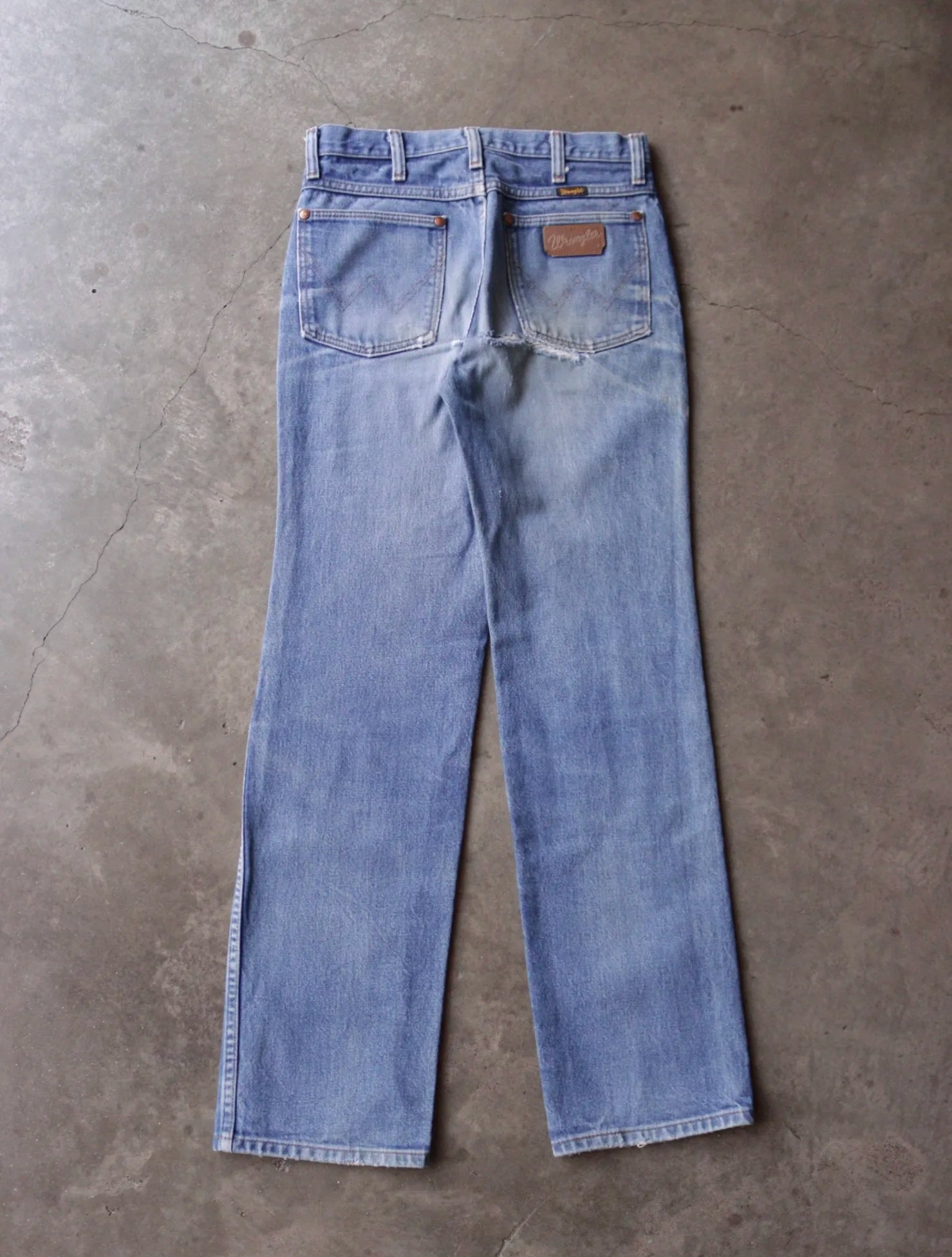 1980S WRANGLER PATCHWORK DENIM PANTS