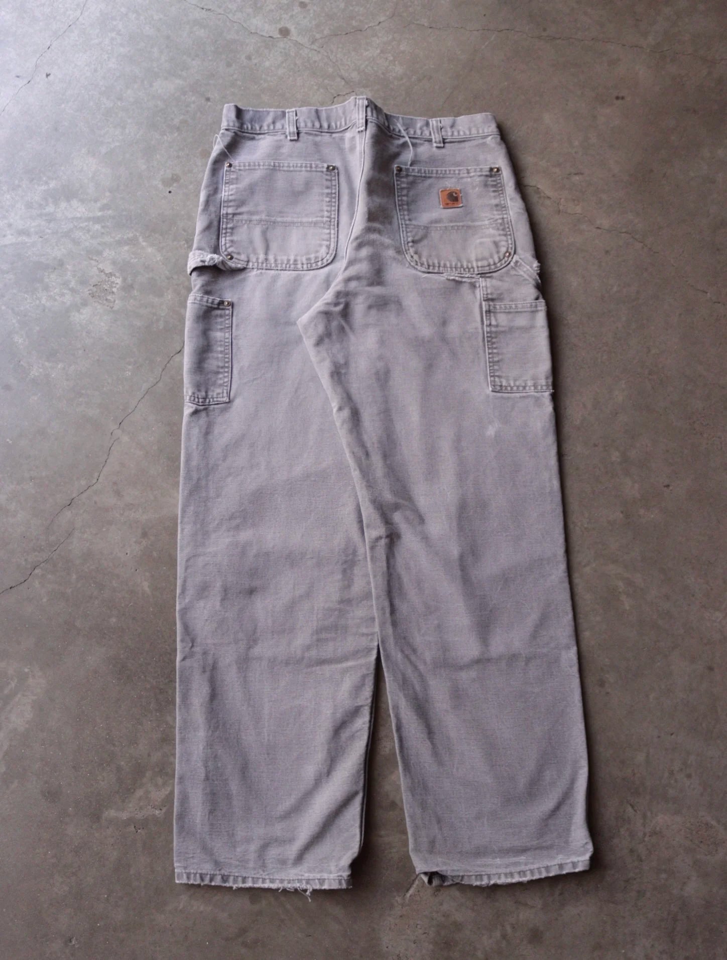 2000S SUNFADED CARHARTT DOUBLE KNEE WORK PANTS