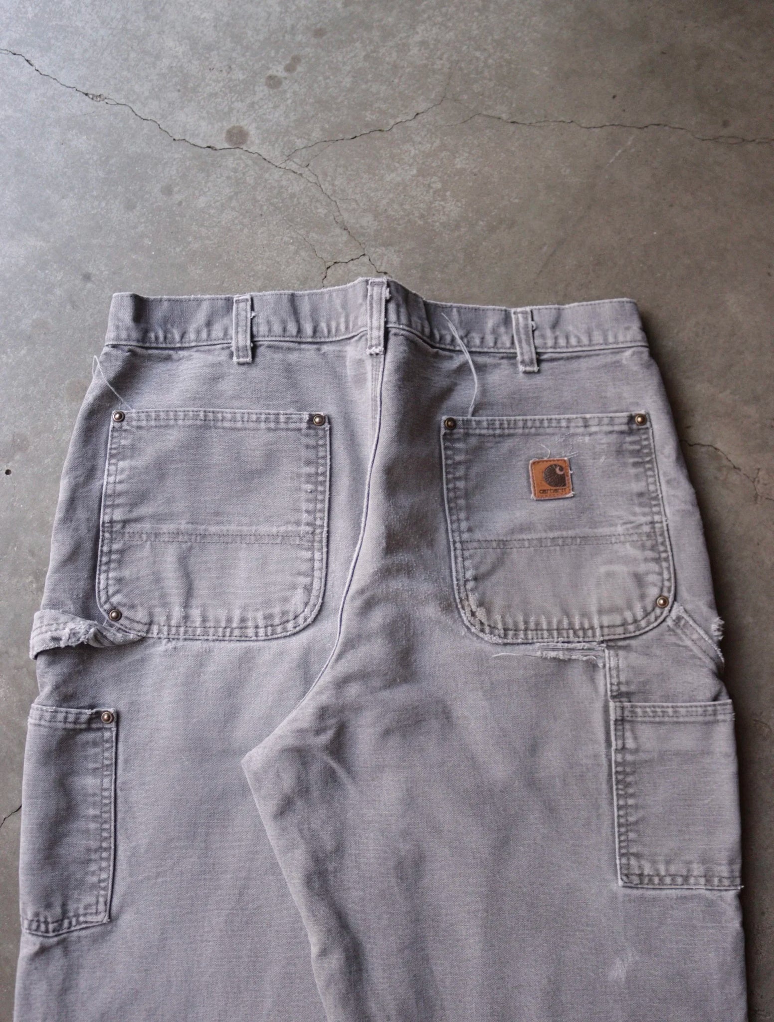 2000S SUNFADED CARHARTT DOUBLE KNEE WORK PANTS