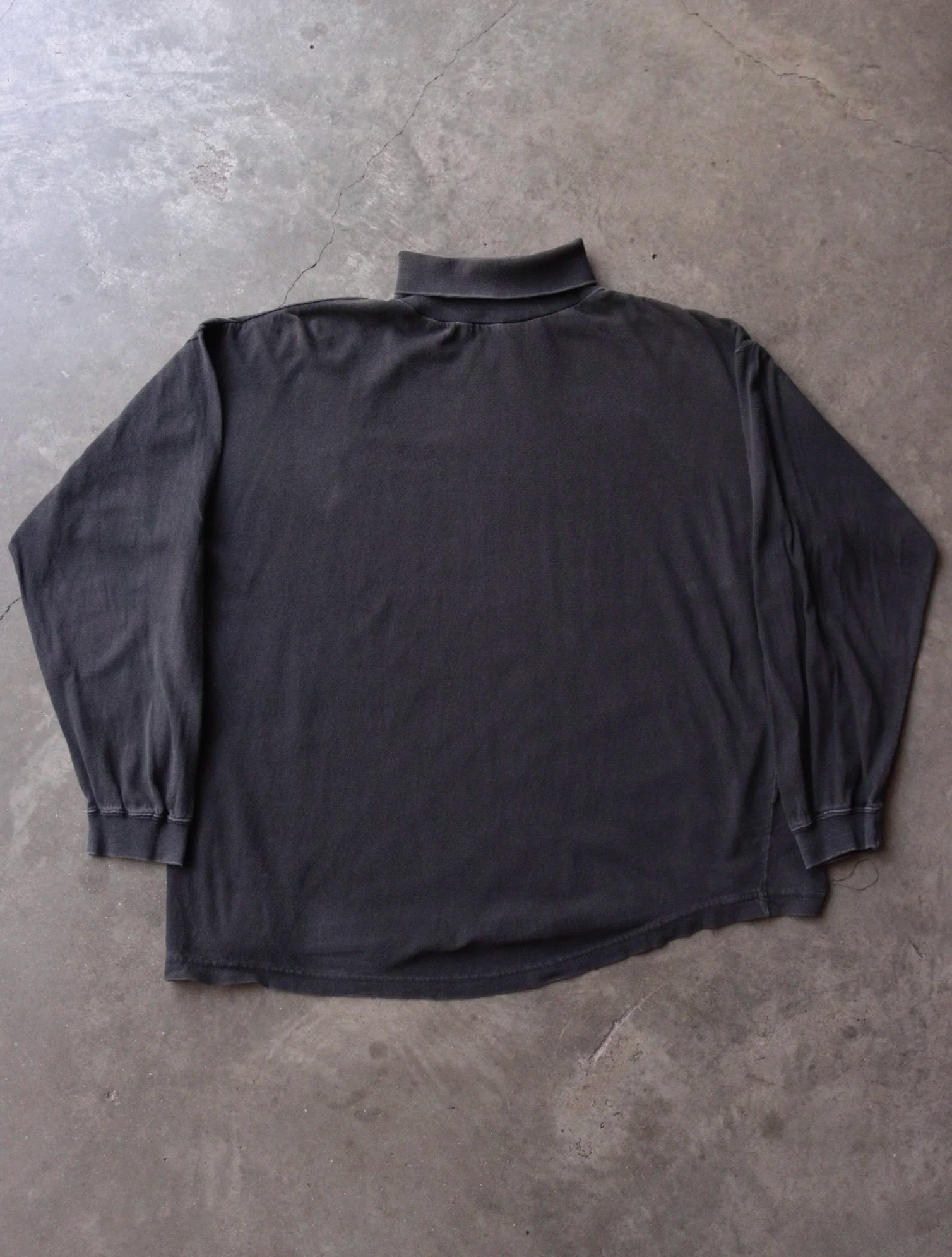 1990S FADED MOCKNECK BLANK L/S TEE