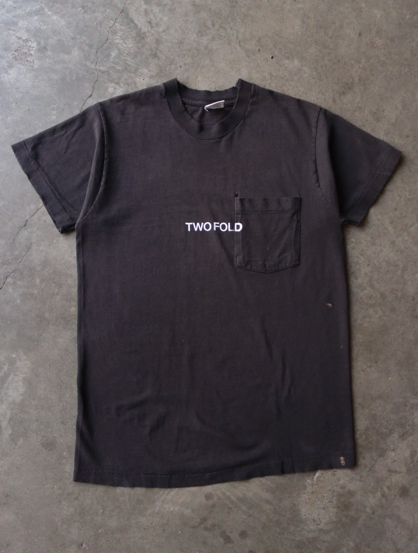 1980S FADED TWOFOLD LOGO POCKET TEE
