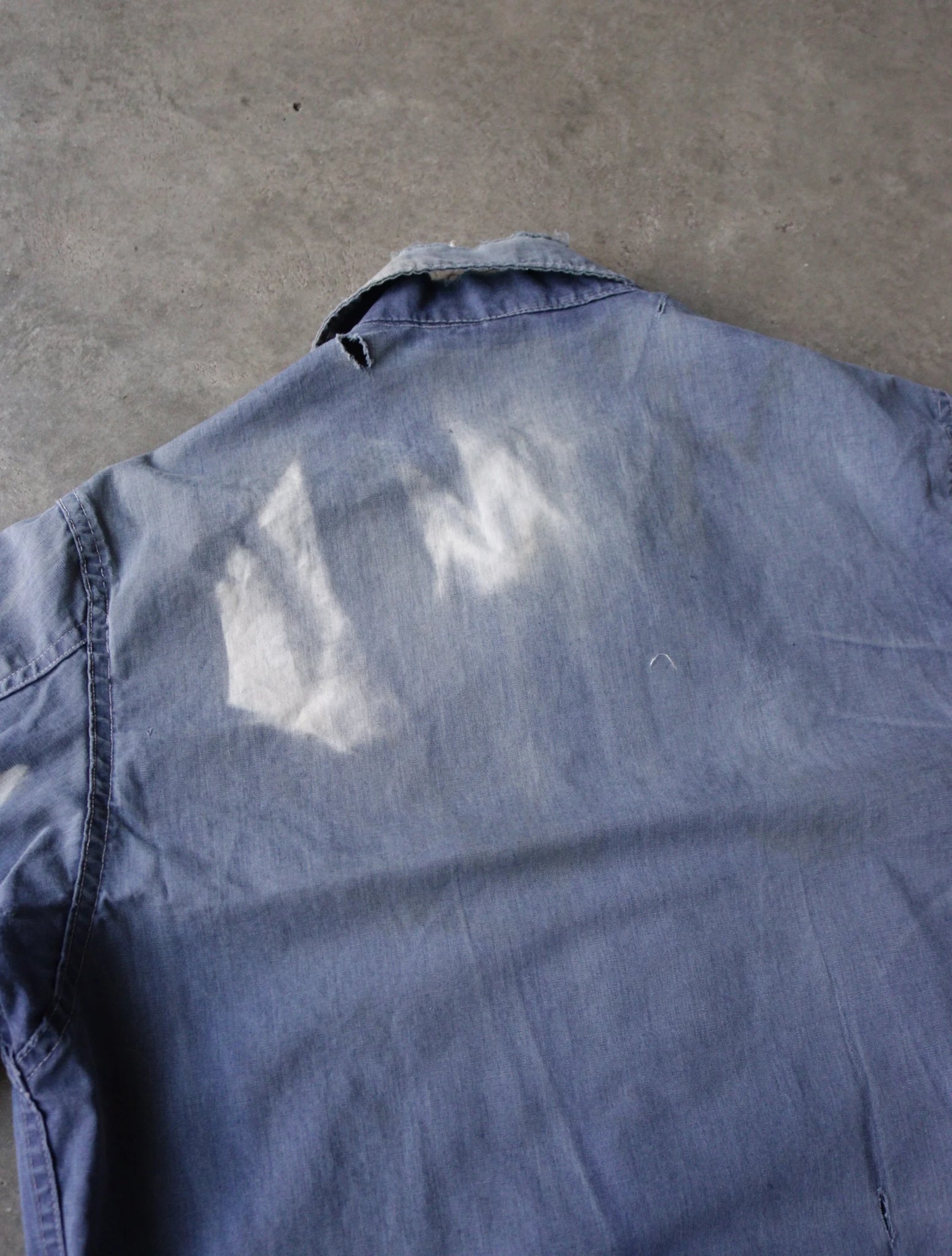 1960S FADED BLUE CHOPPED SLEEVE JACKET