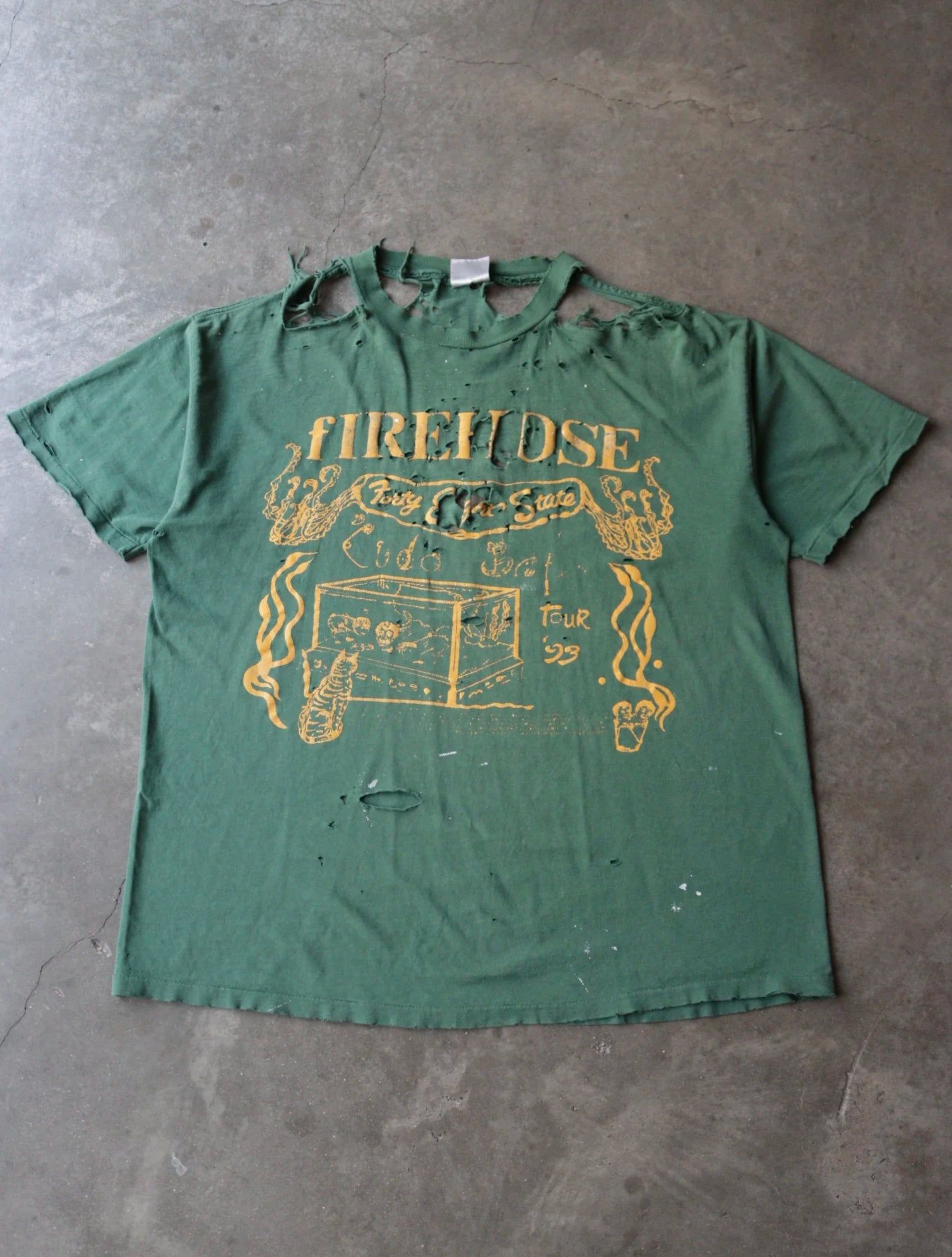 1990S THRASHED FIREHOUSE TEE
