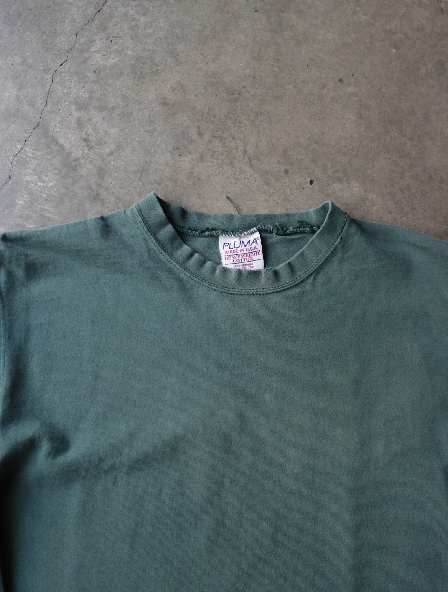 1990S FADED GREEN L/S TEE