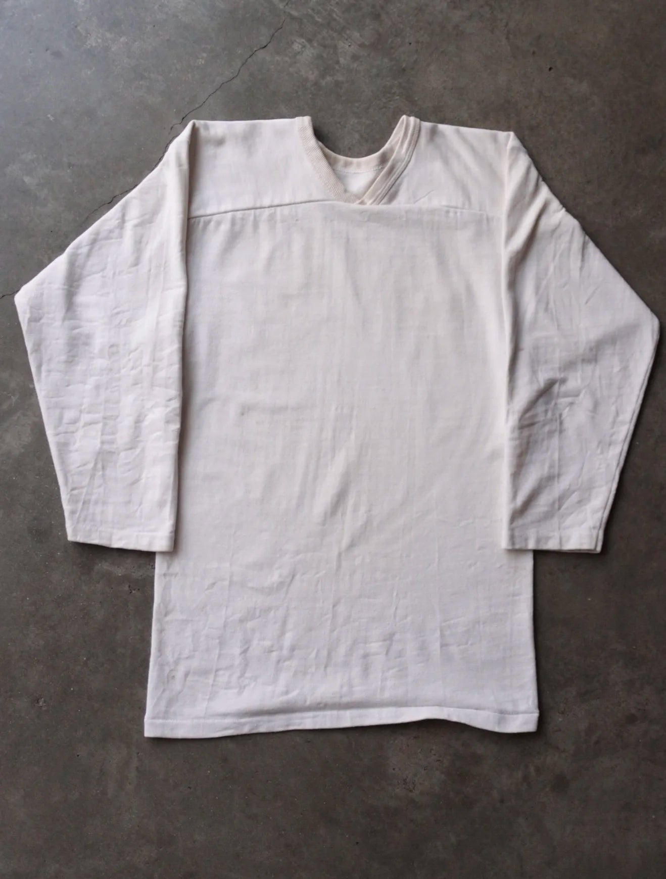 1980S BLANK L/S JERSEY SHIRT