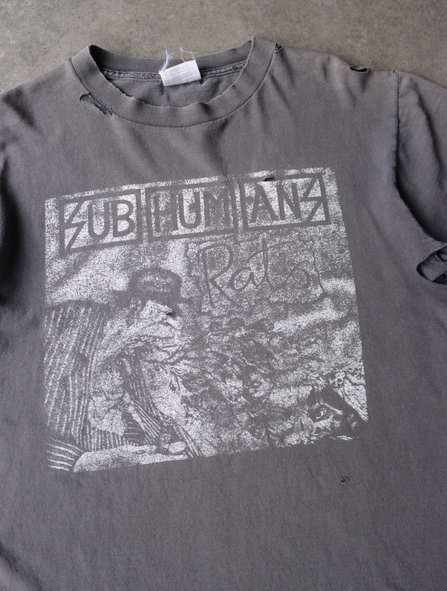 1990S SUBHUMANS BAND TEE