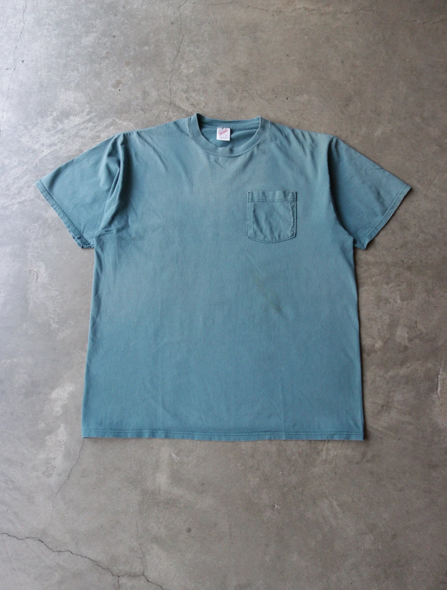 1990S GREEN / BLUE BLANK TEE