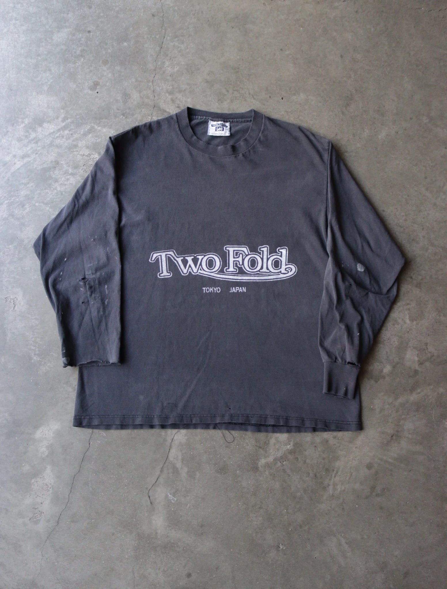 1990S TWO FOLD LOGO L/S TEE