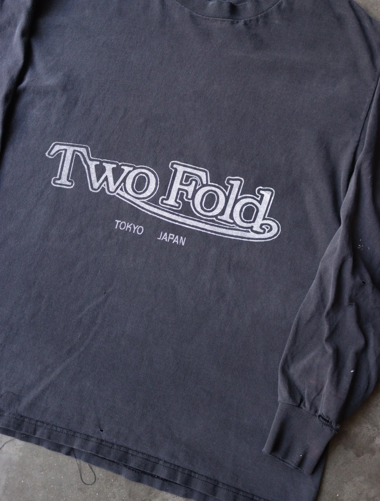 1990S TWO FOLD LOGO L/S TEE
