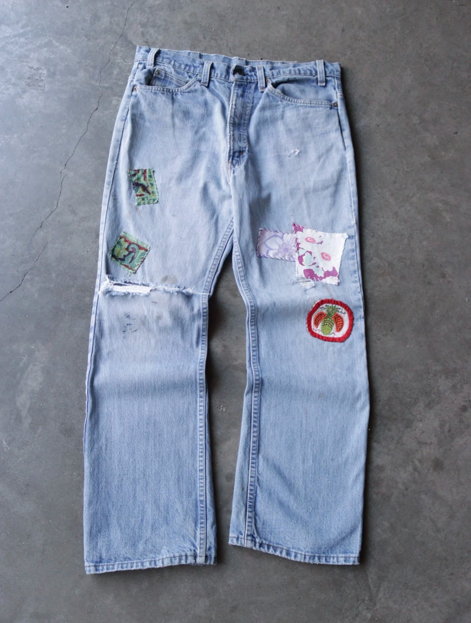 1980S LEVIS 517 HIPPIE BOOTCUT DENIM PANTS