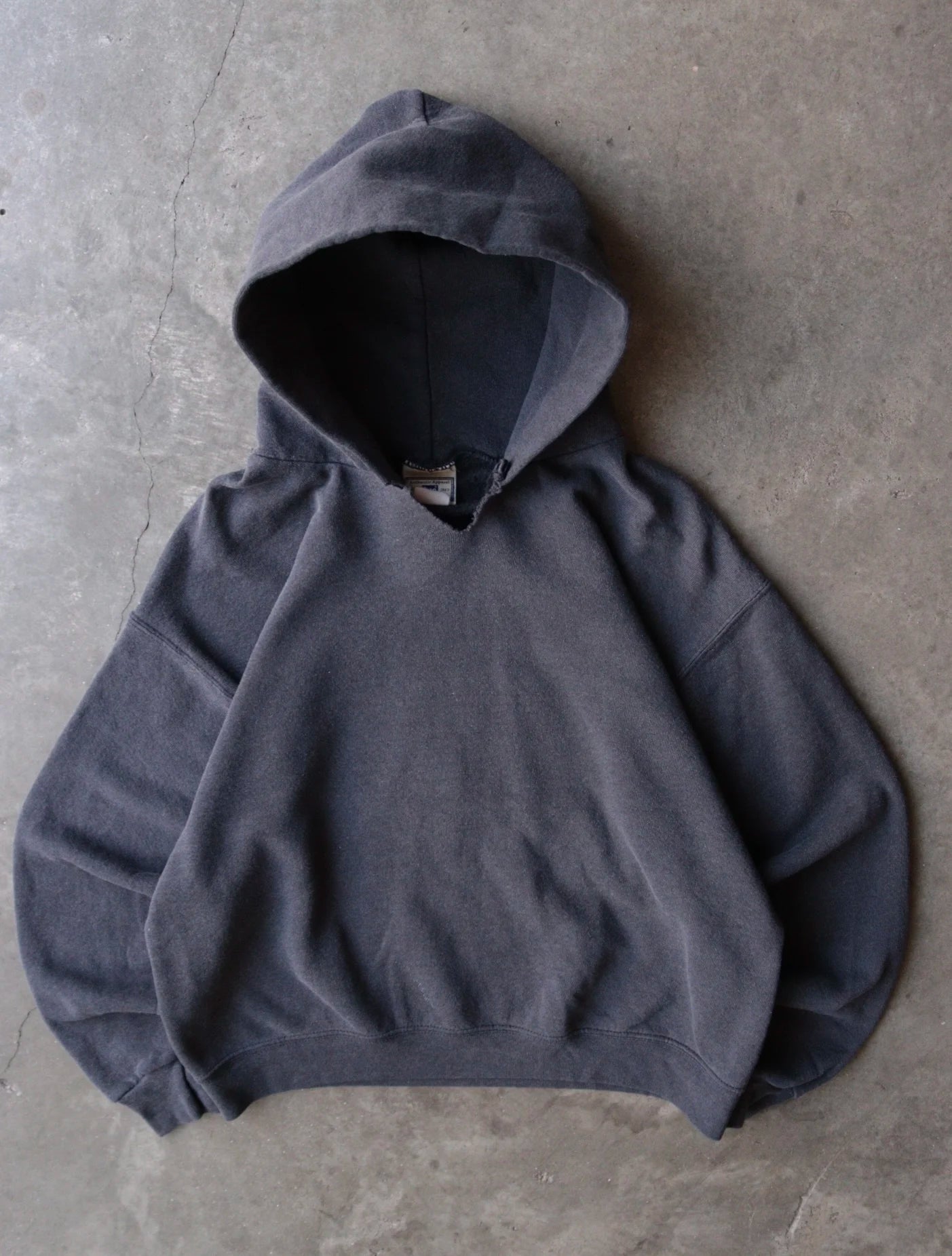 1990S FADED 0 POCKET HOODED SWEATSHIRT