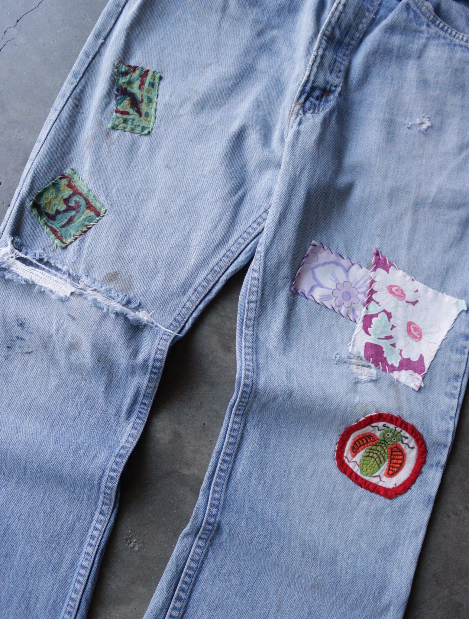 1980S LEVIS 517 HIPPIE BOOTCUT DENIM PANTS