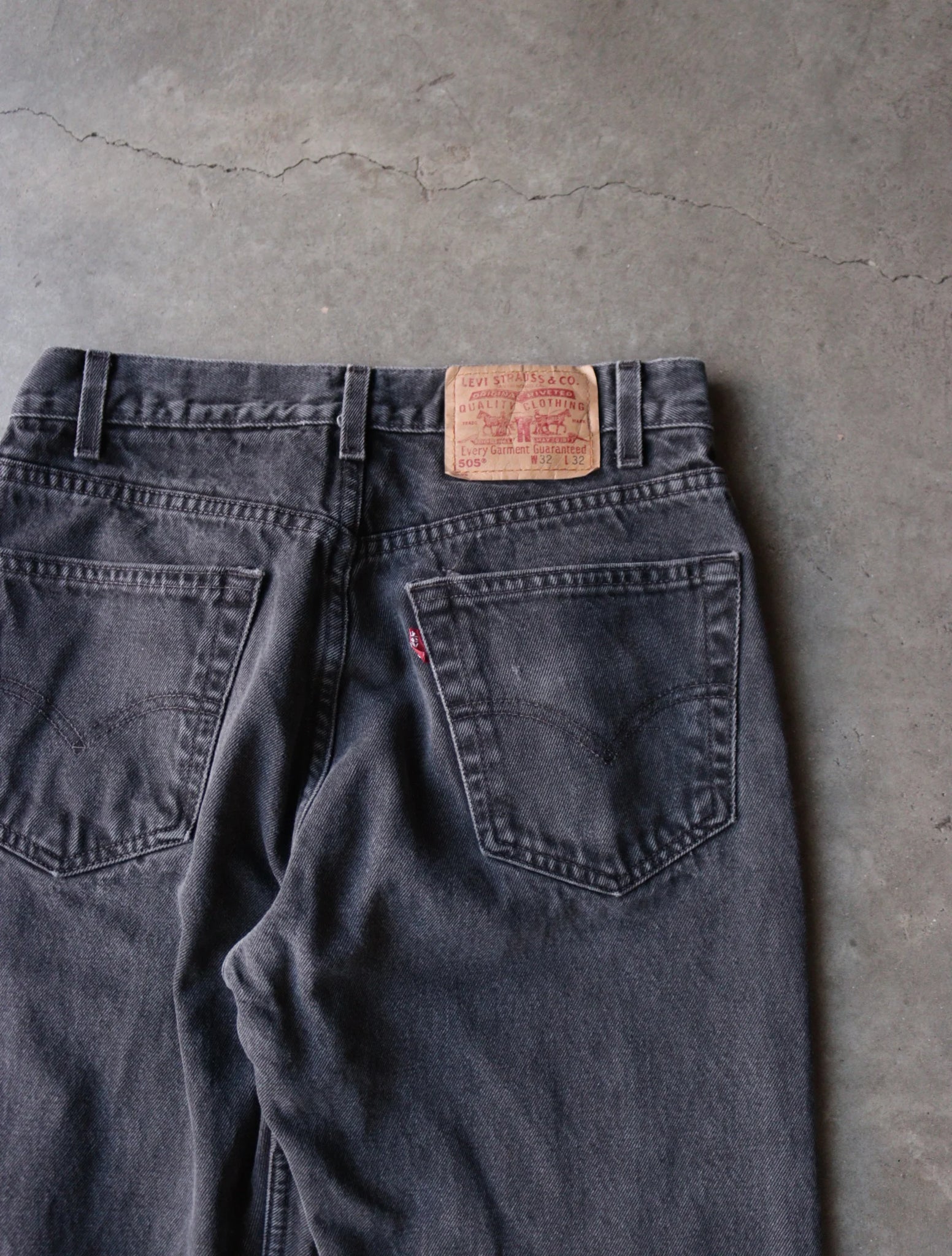 1980S LEVIS 505 FADED DENIM PANTS