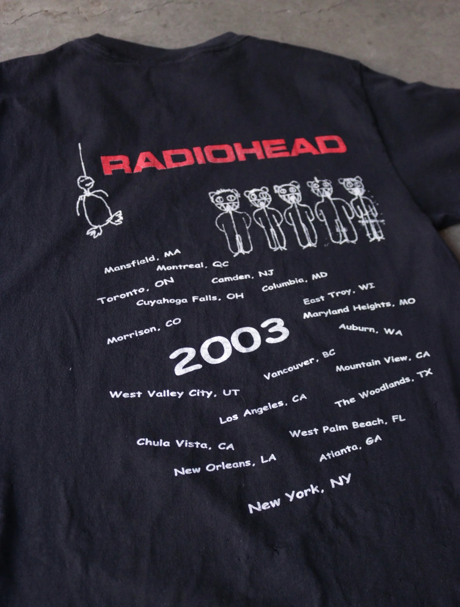 2000S RADIOHEAD BAND TEE
