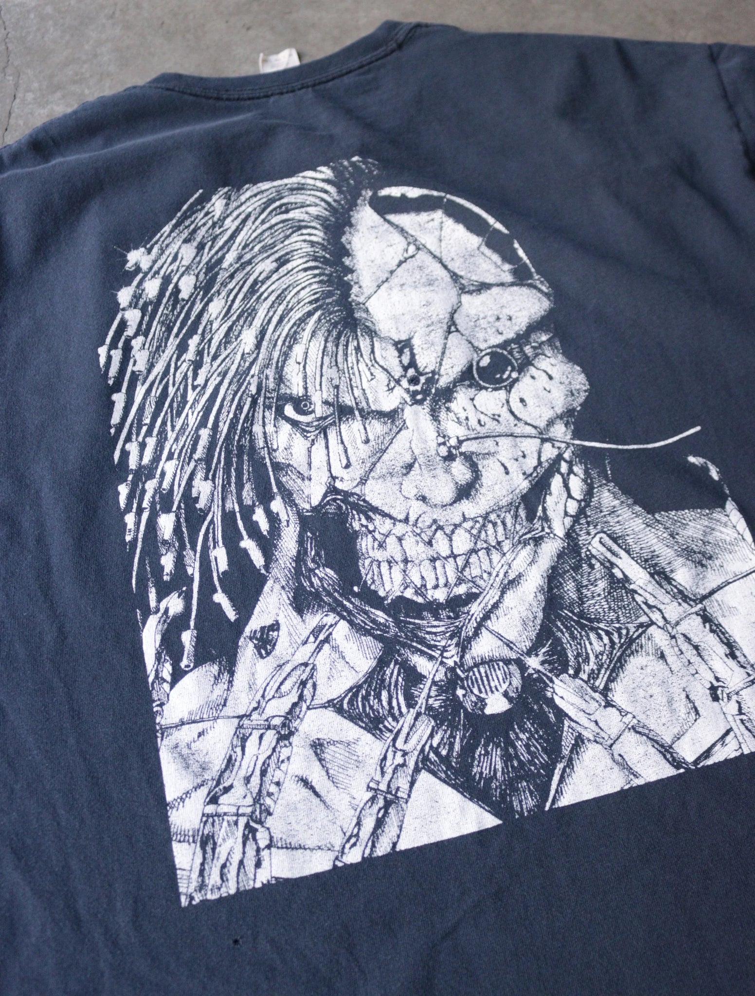 2000S VELVET ACID CHRIST BAND TEE