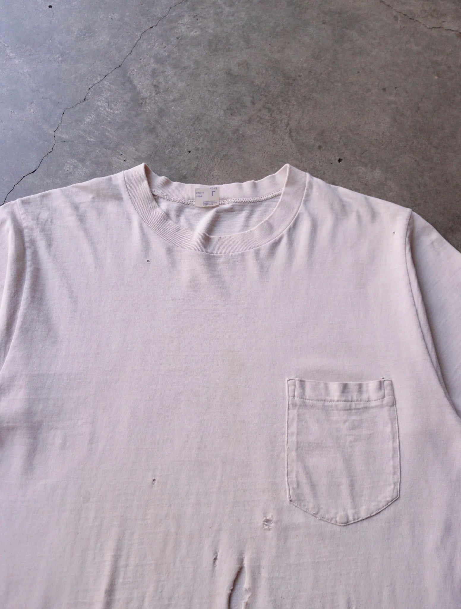 1980S BLANK POCKET TEE