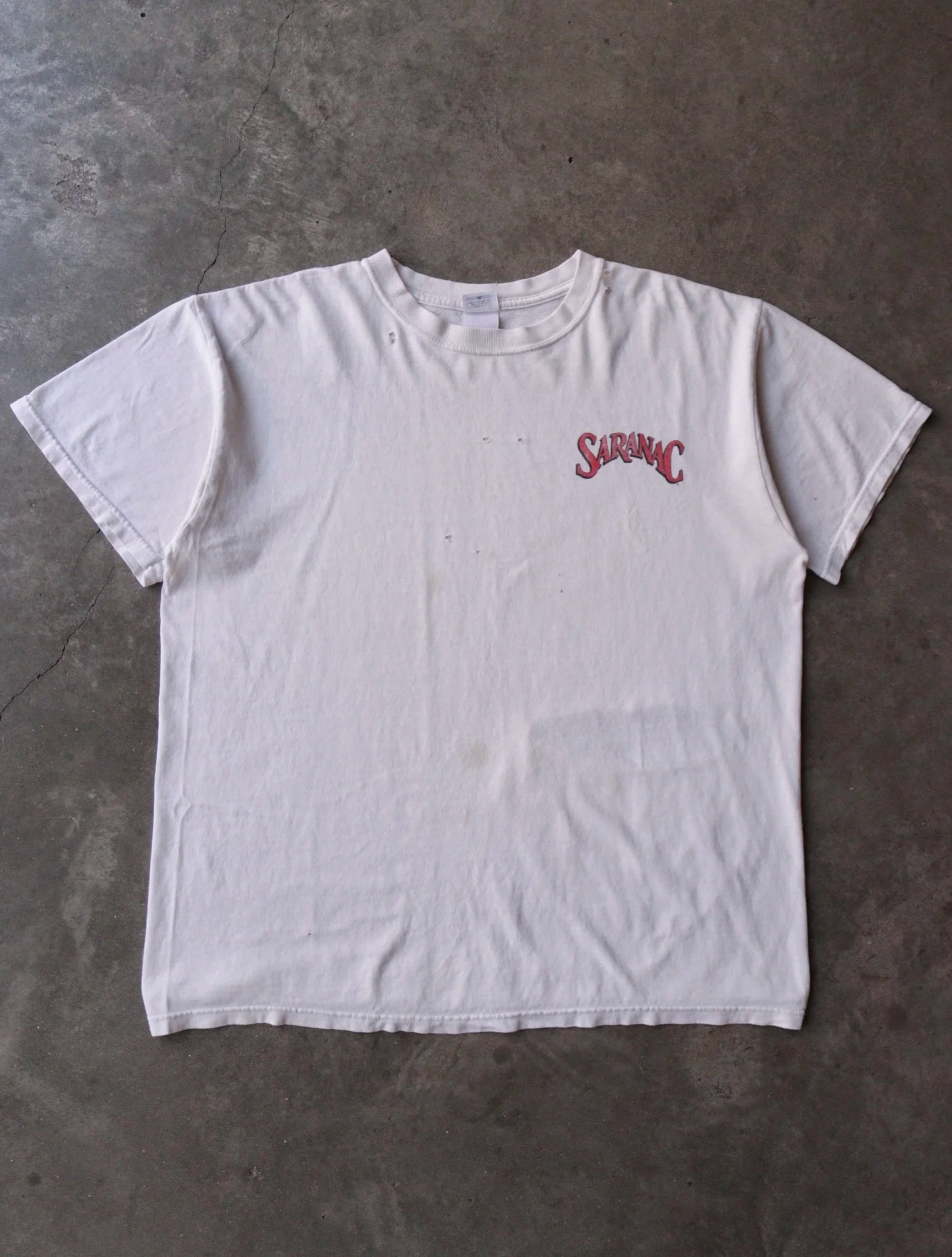 1990S DISTRESSED SARANAC TEE