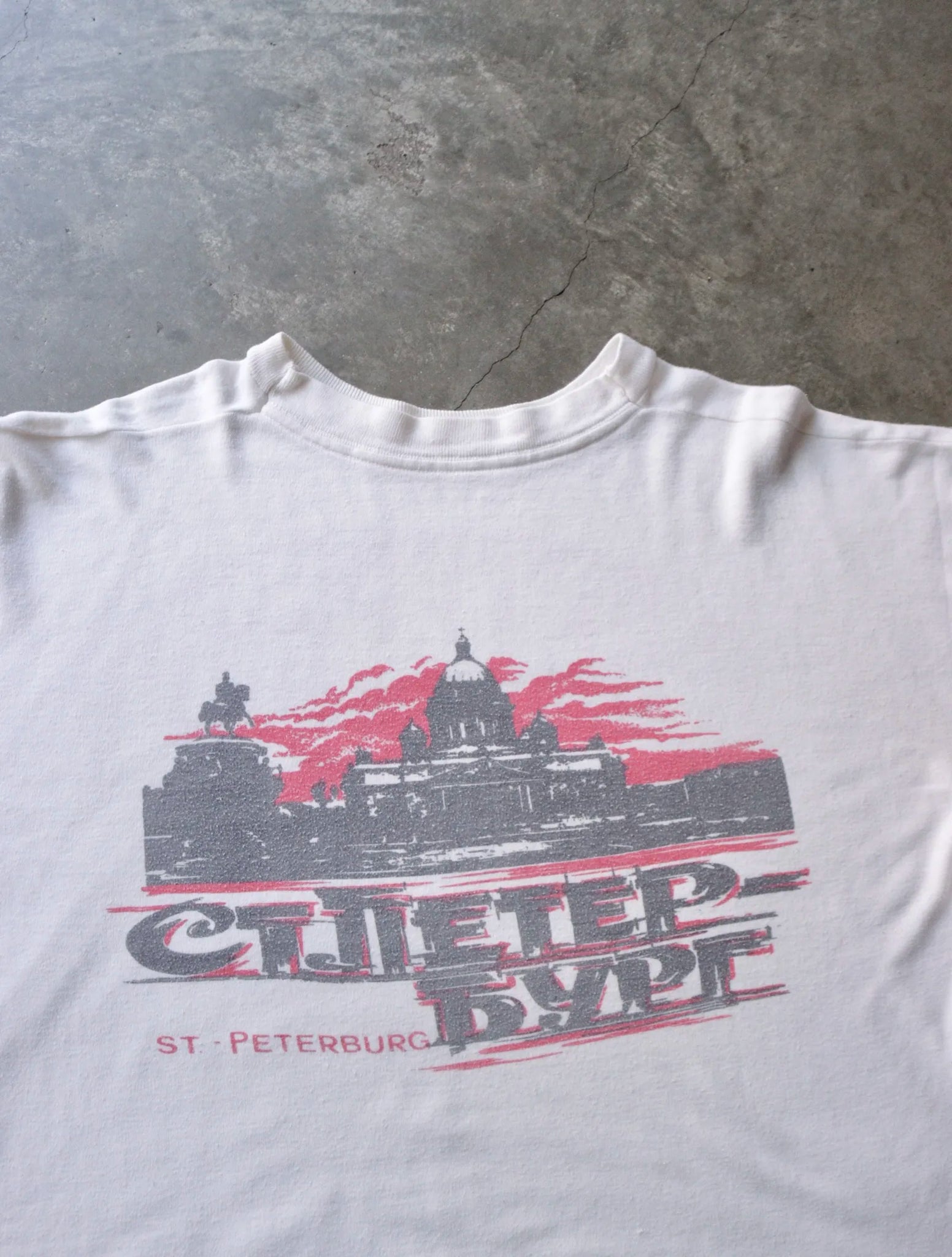 1980S CROPPED RUSSIA TEE