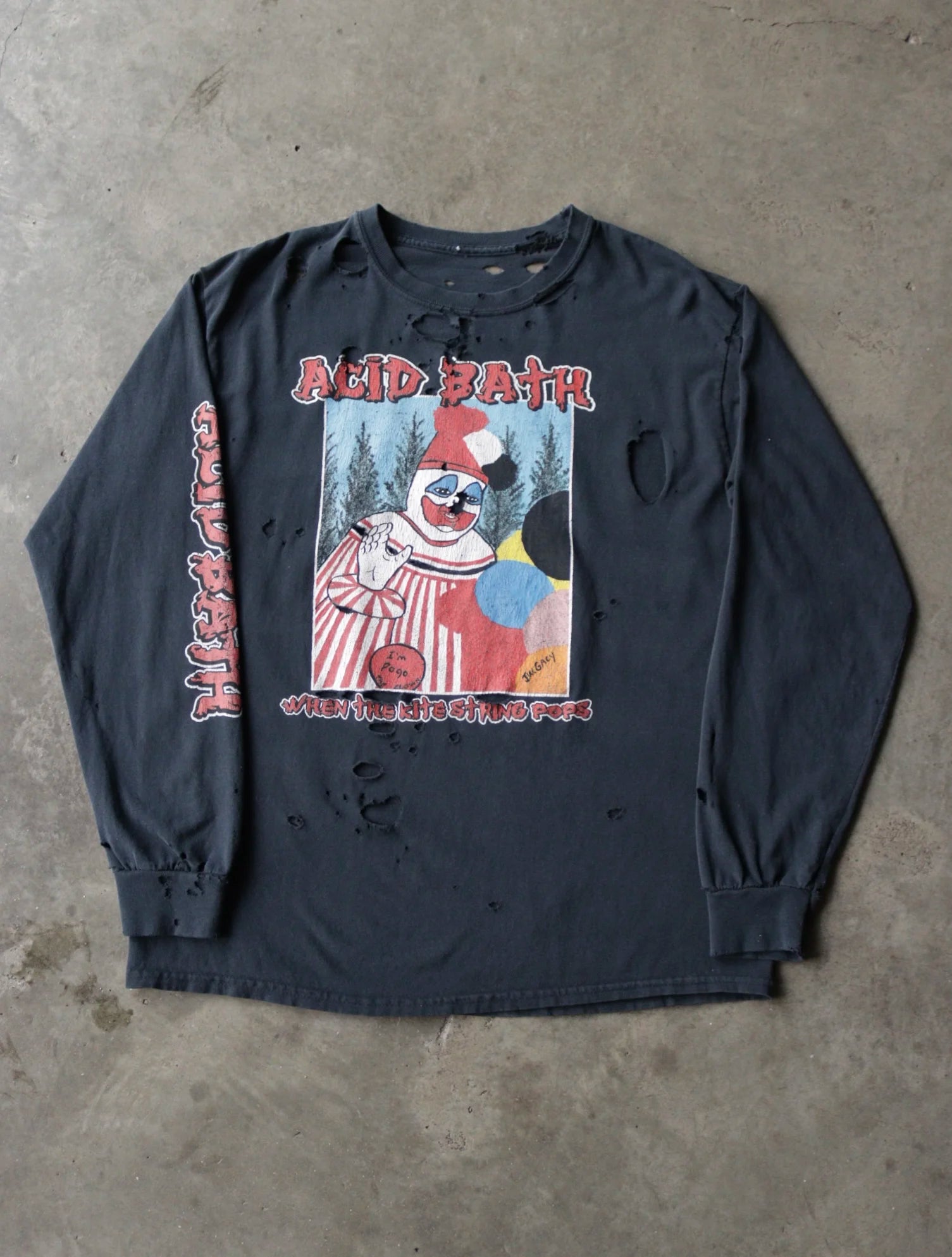 2000S ACID BATH THRASHED BAND TEE
