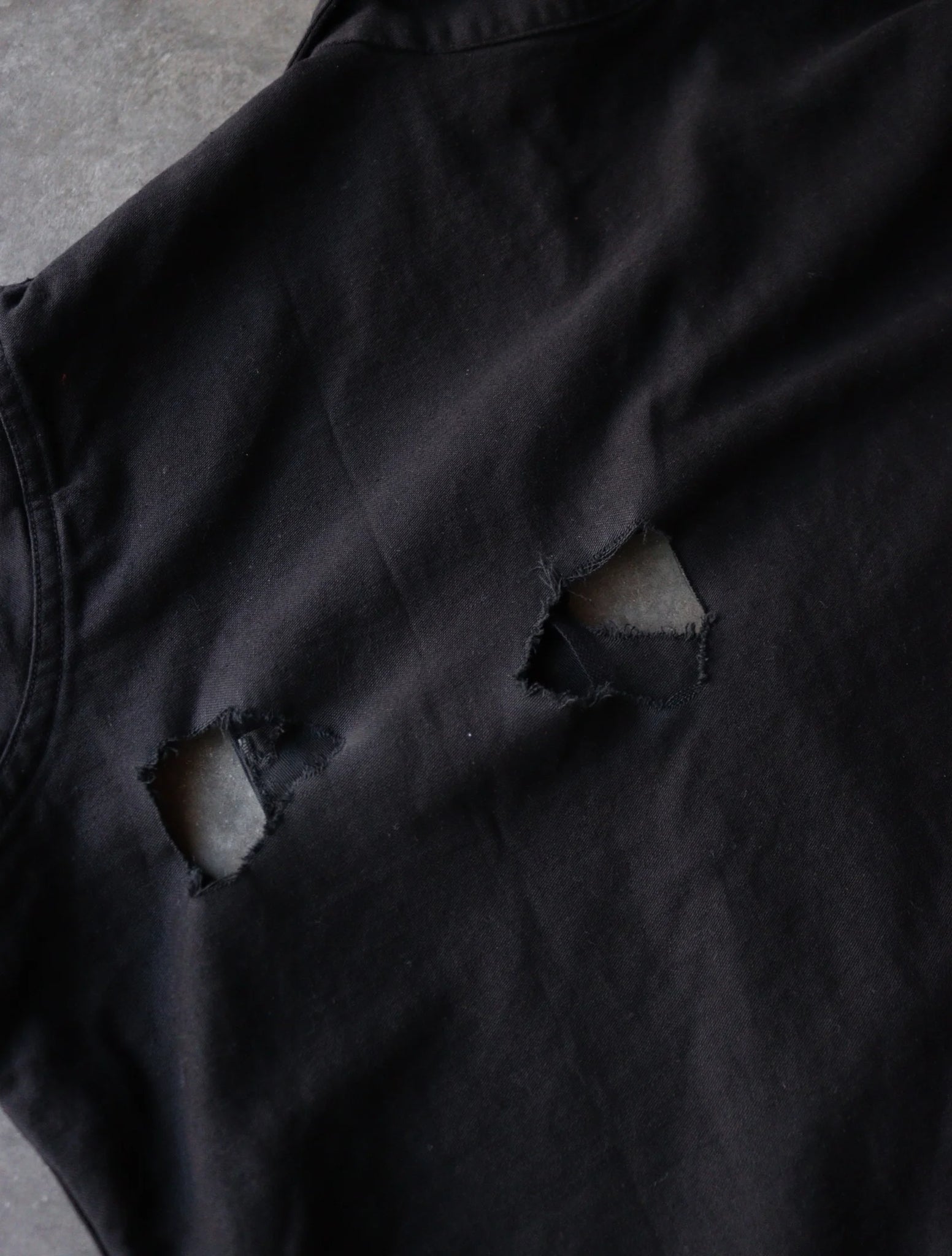 1980S OVERDYED BUTTON UP SHIRT