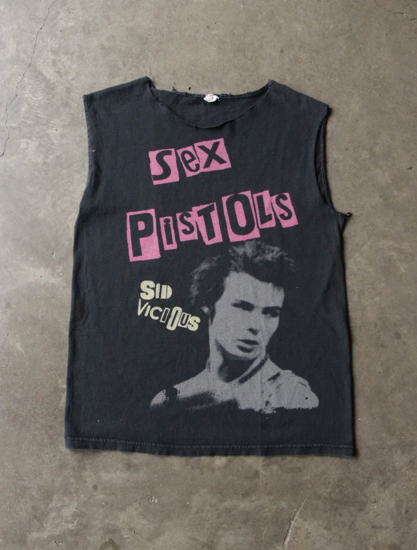 2000S SEX PISTOLS BAND CHOPPED TANK TOP