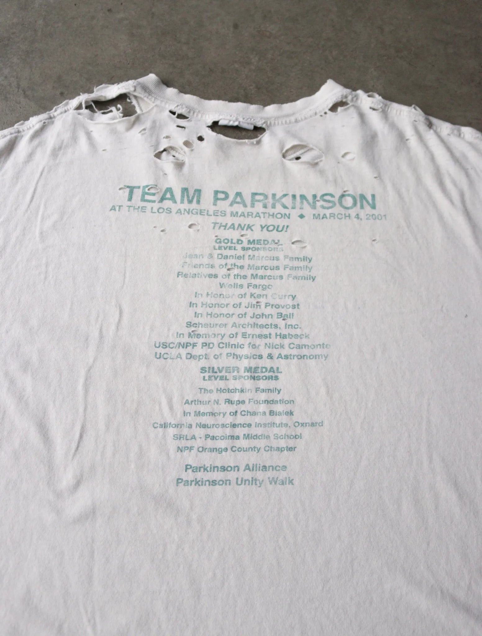 1990S DISTRESSED TEAM PARKINSON TEE